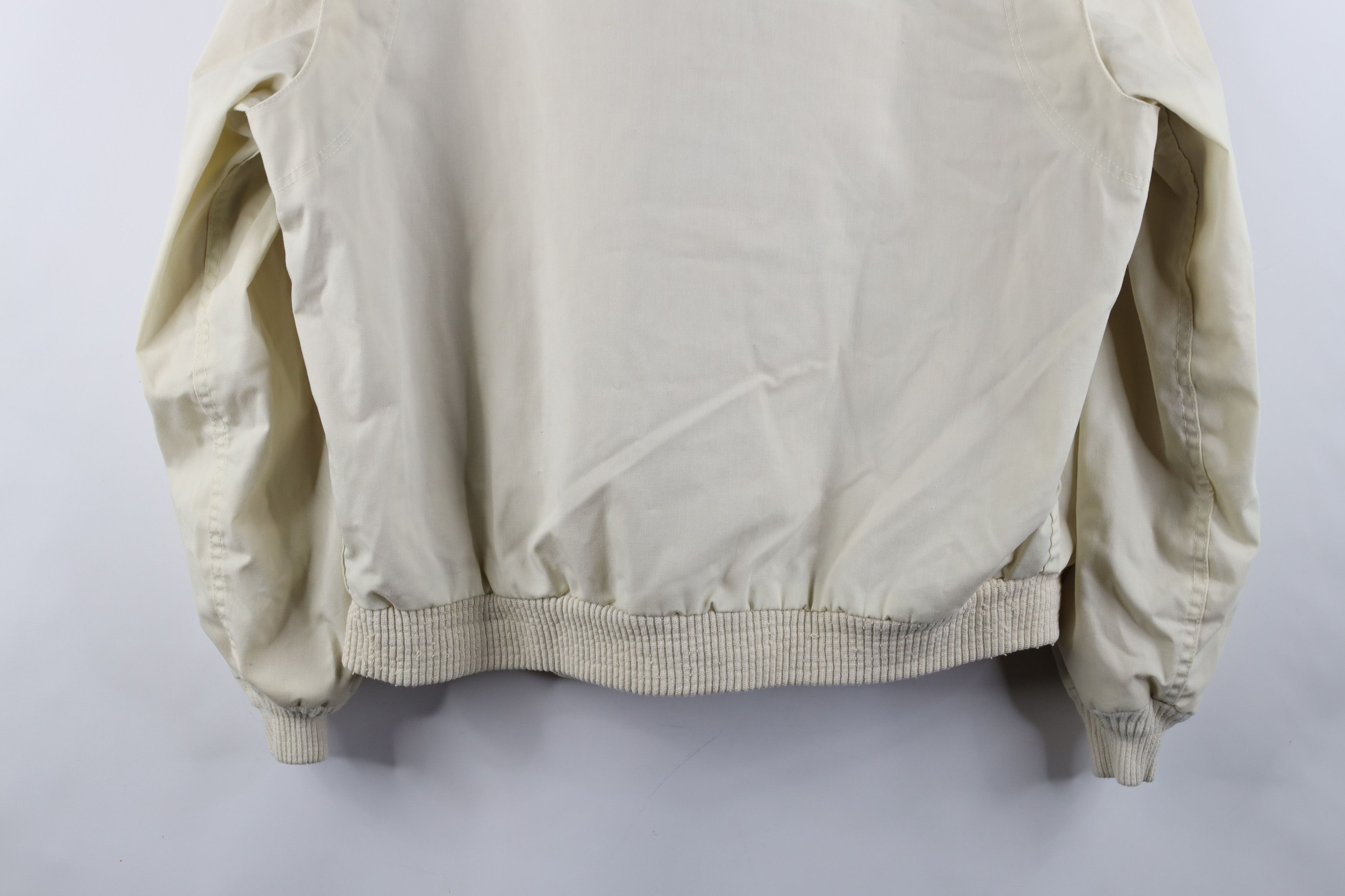 Vintage Vintage 70s Streetwear Cafe Racer Bomber Jacket Cream USA Size US XXL / EU 58 / 5 - 14 Thumbnail