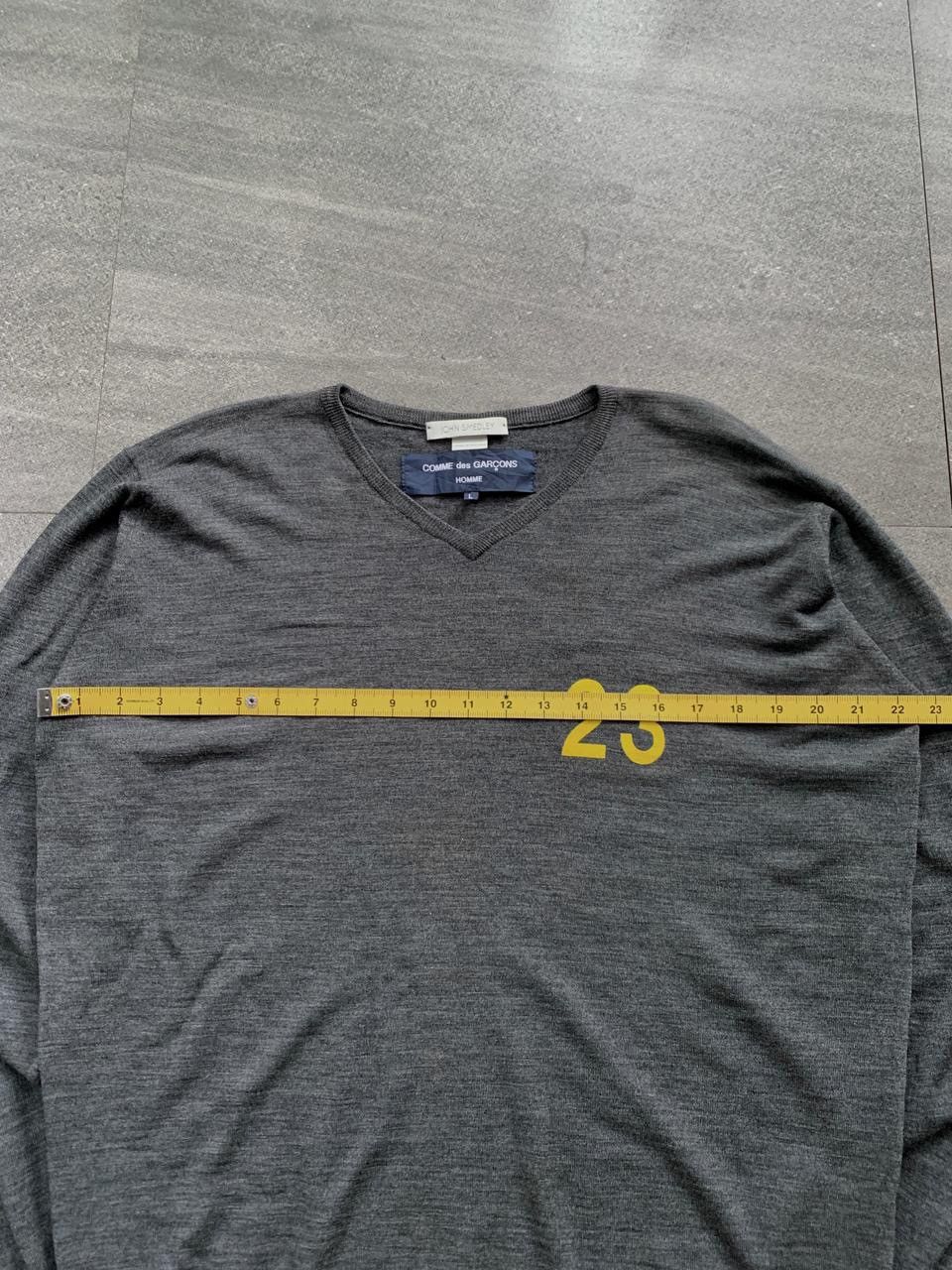 Comme des Garcons Homme FREE TAX! 2000s Wool 23 Sweater Size US L / EU 52-54 / 3 - 12 Thumbnail