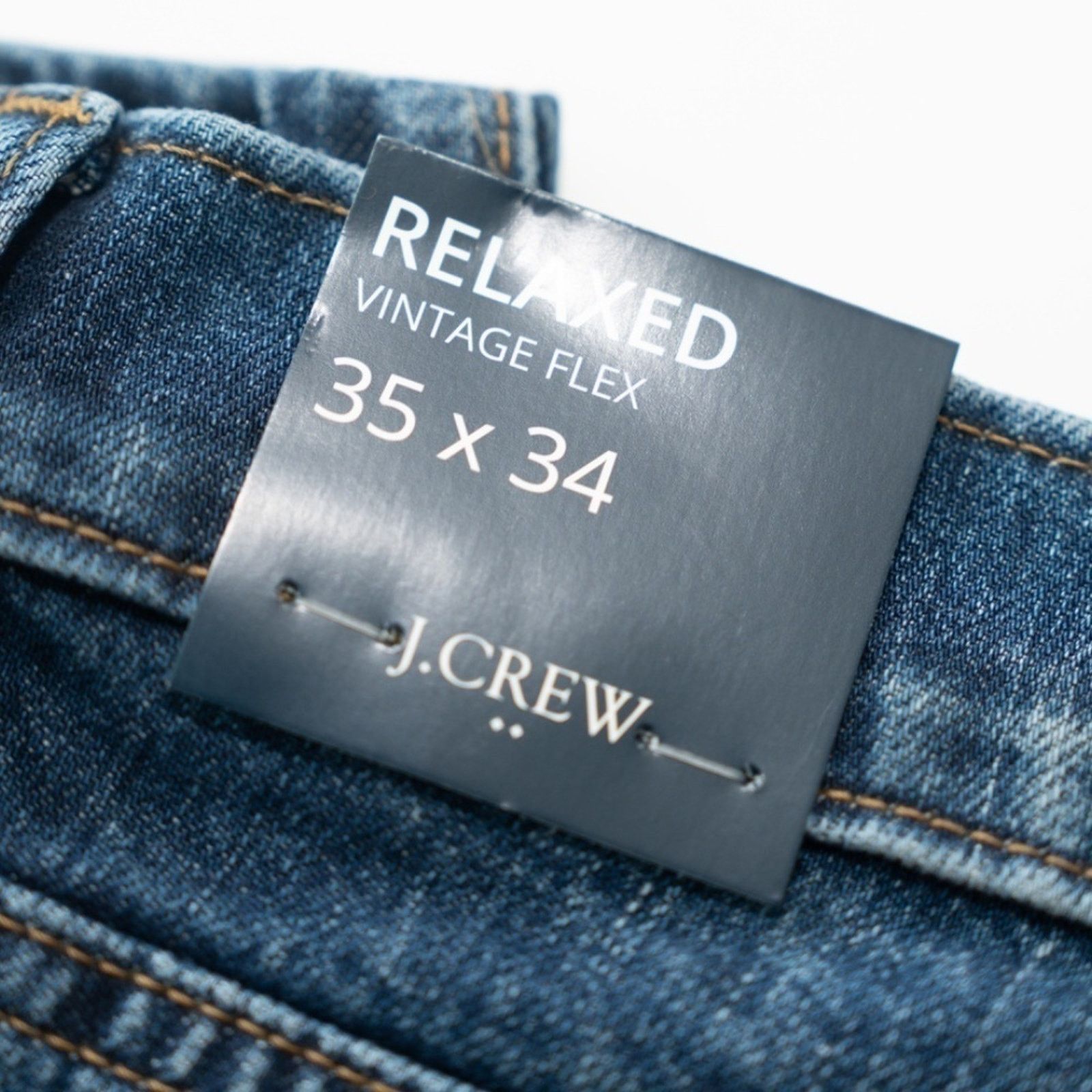 J.Crew J Crew. Men's Relaxed Fit Jean. Size US 35 - 12 Thumbnail