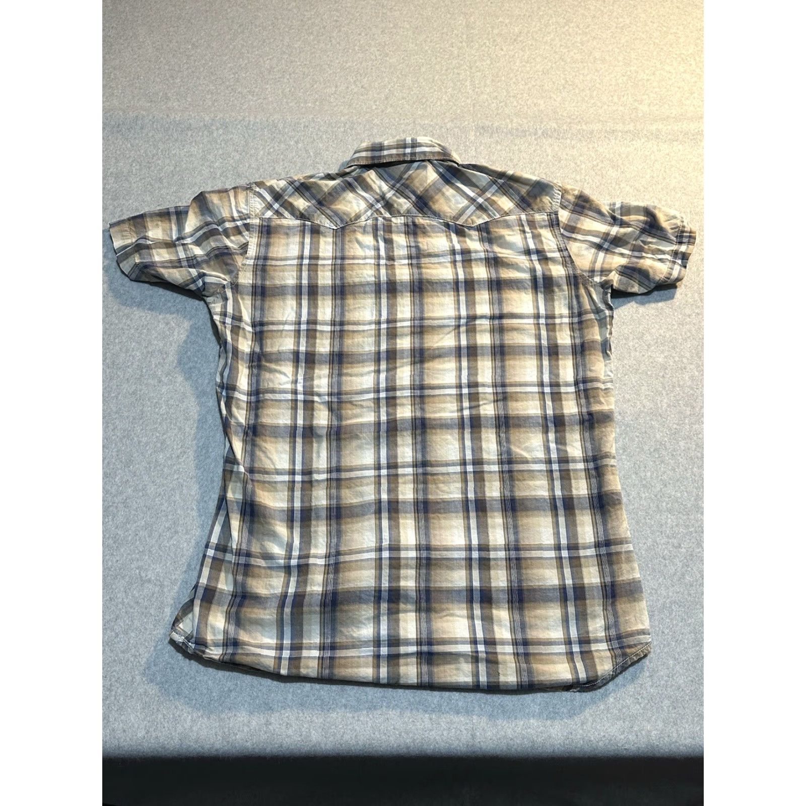 Wrangler Wrangler Retro Western Shirt Men's L 100% Cotton Pearl Snap Plaid Cowboy Front Pocket Long Sleeve Multicolor Classic Western Size US L / EU 52-54 / 3 - 7 Thumbnail