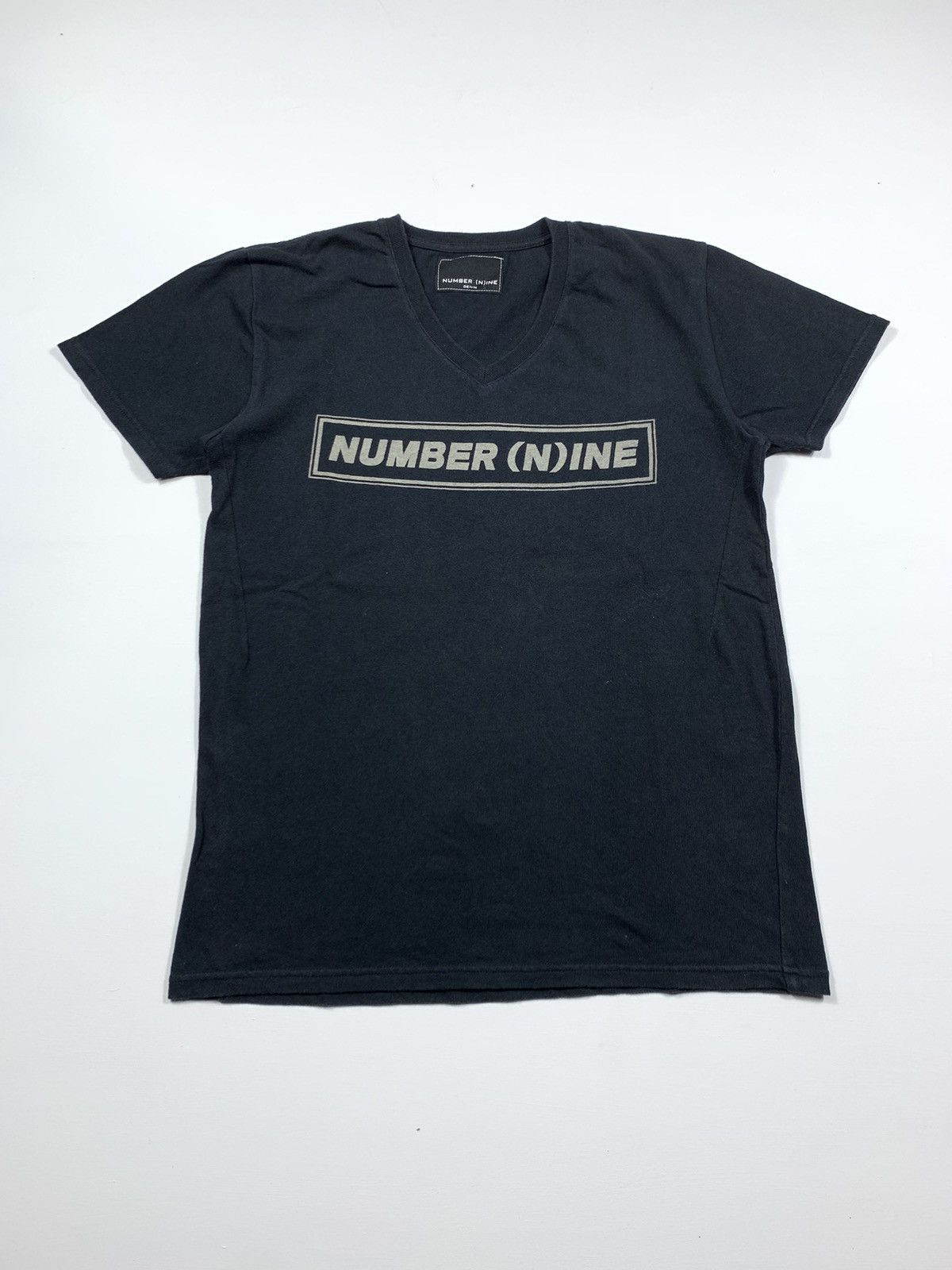 image of Number N Ine x Takahiromiyashita The Soloist Binding Offer Number (N)Ine Denim T-Shirt in Black (Si