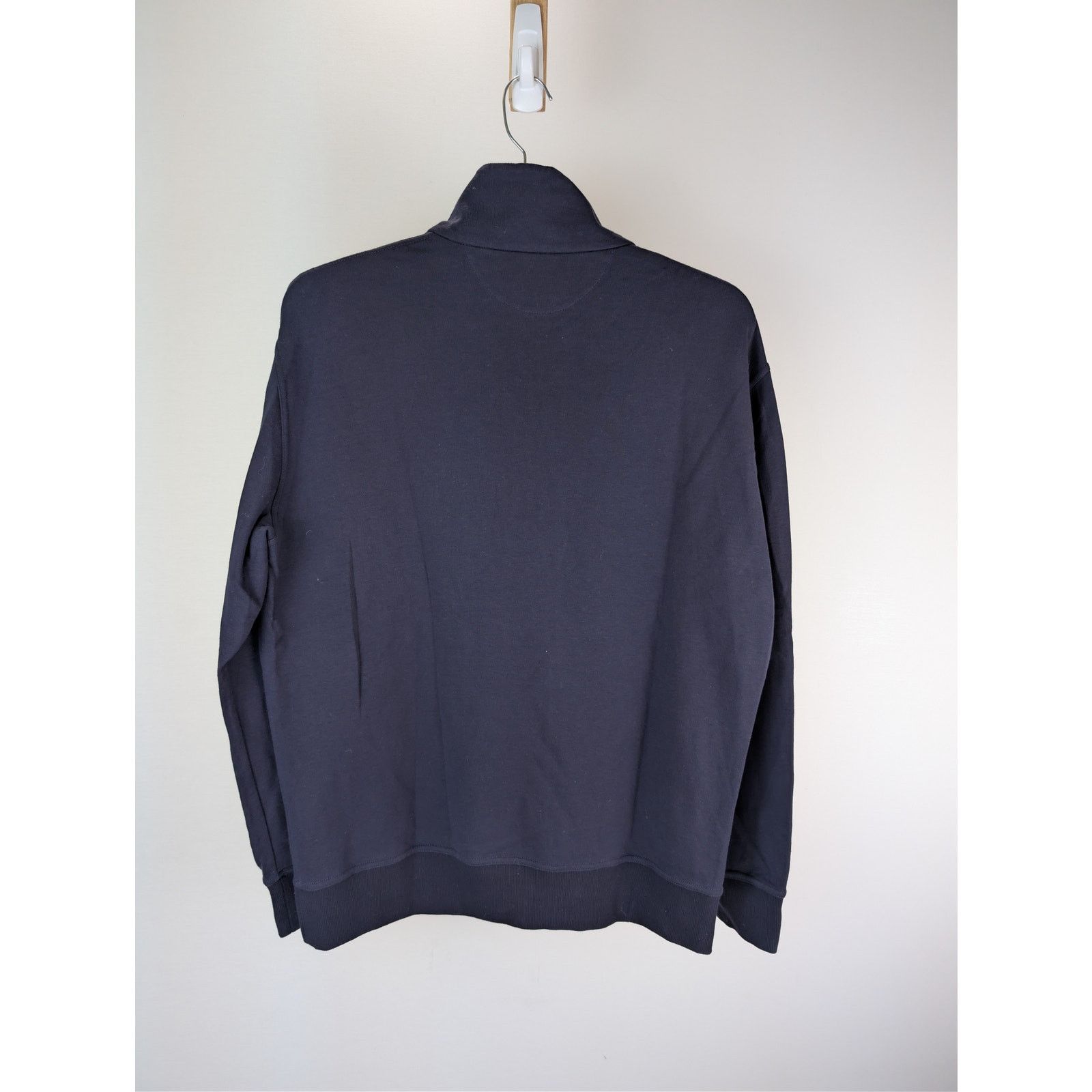 Brunello Cucinelli o1rshd1 cc20 Hi-Neck Zipper Sweatshirt in Blue Size US M / EU 48-50 / 2 - 9 Thumbnail