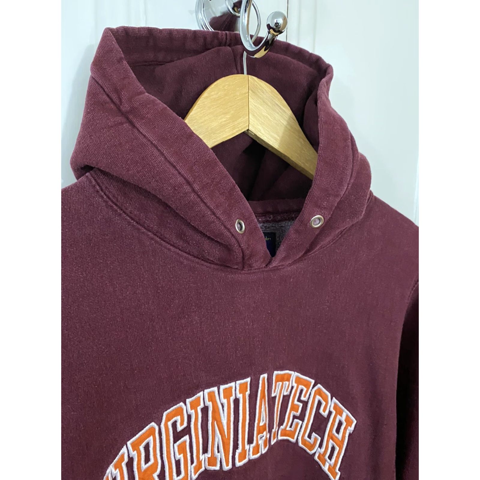 Vintage VINTAGE Mens XS Virginia Tech Steve & Barry’s Thick Hoodie Sweatshirt Red Pullover Hooded Heavyweight Vintage Mens XS Small S Size US XS / EU 42 / 0 - 5 Thumbnail