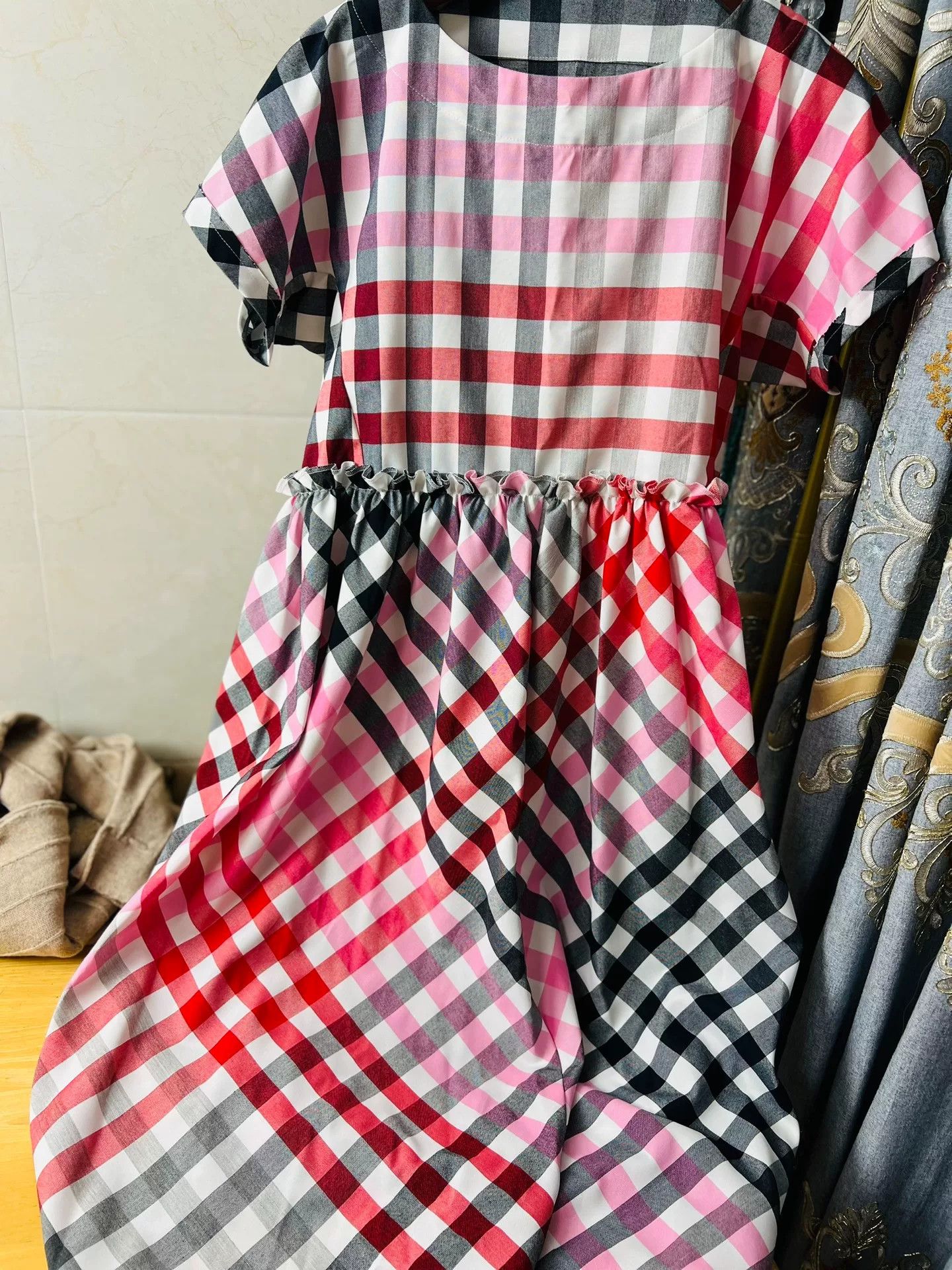 Comme des Garcons Checkered Dress