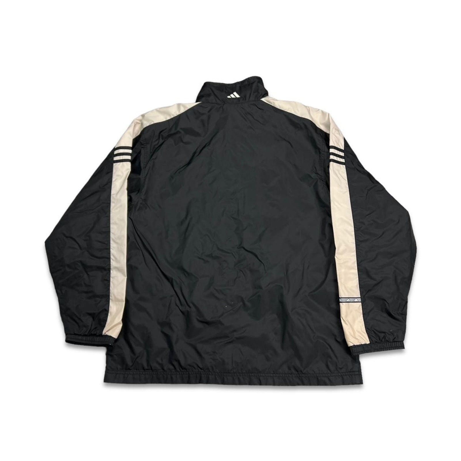 Adidas × Vintage Adidas Jacket Medium Stripe Spell Out Bomber 90s Windbreaker Size US M / EU 48-50 / 2 - 5 Thumbnail