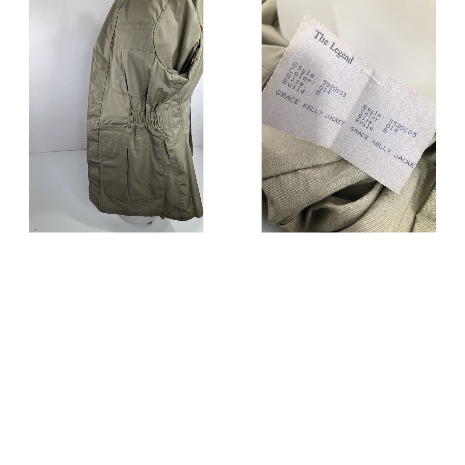 Vintage WILLIS & GEIGER Safari Jacket Shirt Womens S Khaki / Slightly Greenish Tan Grace Kelly The Legend NEW w TAGS Bush Poplin Safari Jacket Size S / US 4 / IT 40 - 8 Thumbnail