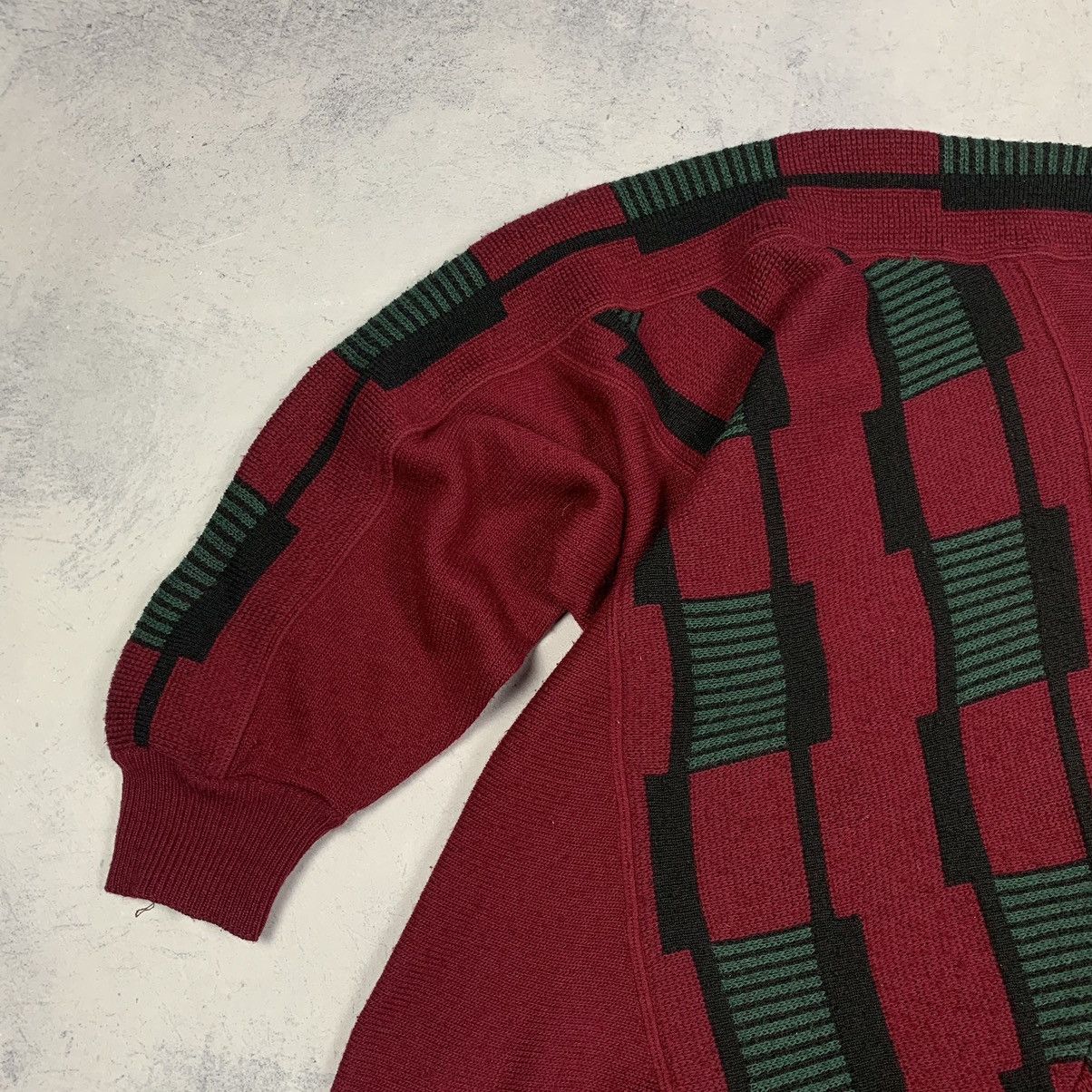 Carlo Colucci Vintage Carlo Collucci 3D Knit Wool Sweater West Germany 90s Size US M / EU 48-50 / 2 - 5 Thumbnail
