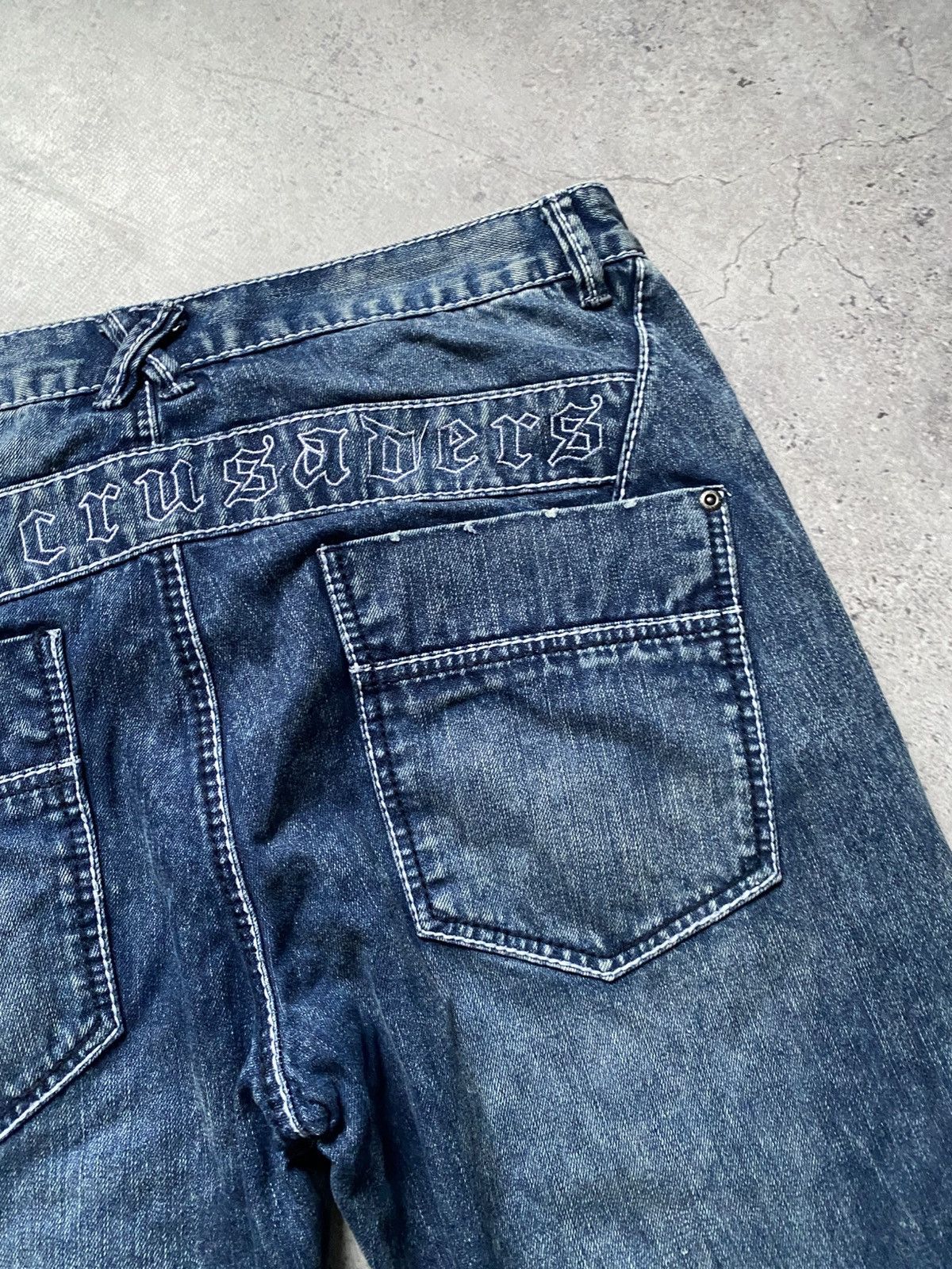 Japanese Brand Vintage Rainbow Denim Jeans Pants True Religion Style Y2K Size US 38 / EU 54 - 21 Thumbnail