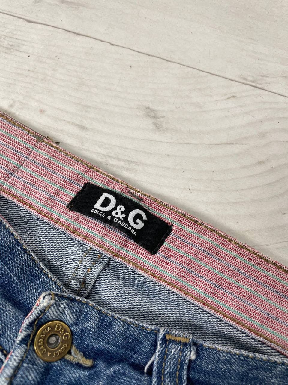 Dolce & Gabbana Vintage Dolce & Gabbana DG Denim Jeans Baggy Distressed Y2K Size US 33 - 11 Thumbnail