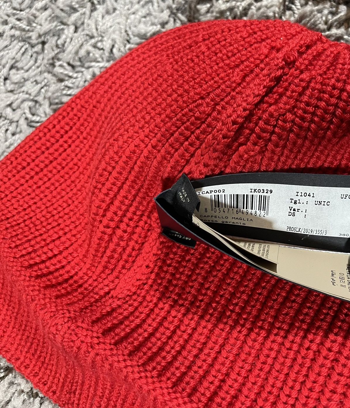 Versace Versace Distorted 90s Vintage Logo Wool Knitted Beanie Hat Size ONE SIZE - 7 Thumbnail