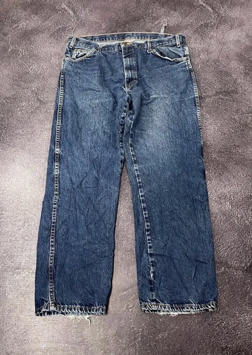 Dickies × Vintage Vintage Dickies Y2K Denim Faded Blue Work Hype Baggy Jeans Size US 38 / EU 54 - 2 Thumbnail