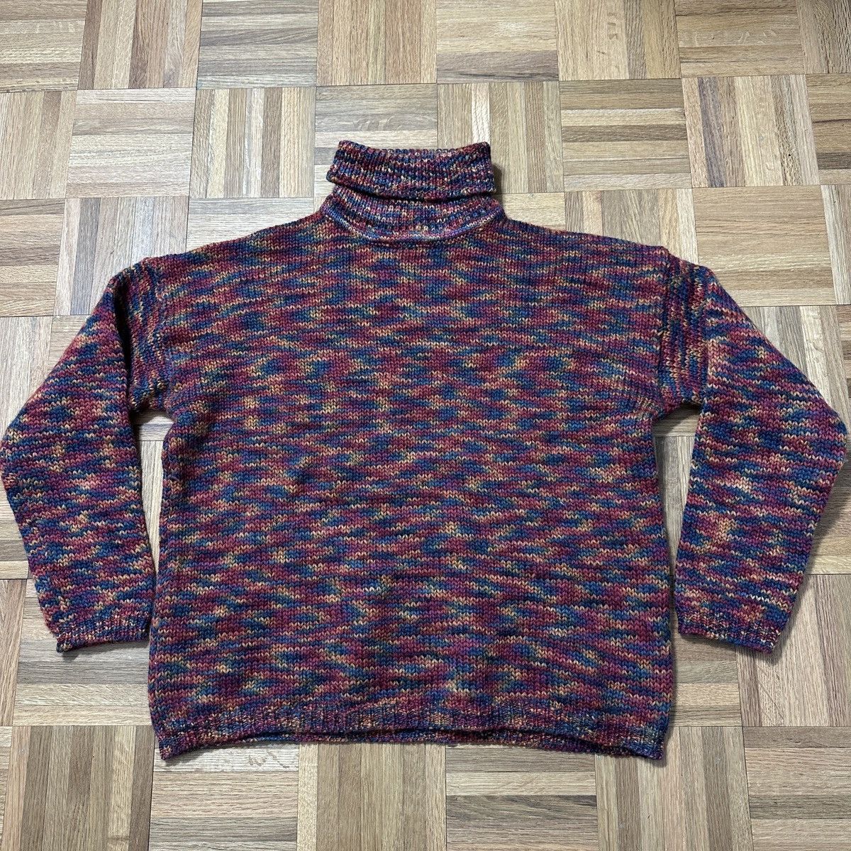 Express Vintage Express Tricot wool turtleneck sweater Size US M / EU 48-50 / 2 - 1 Thumbnail