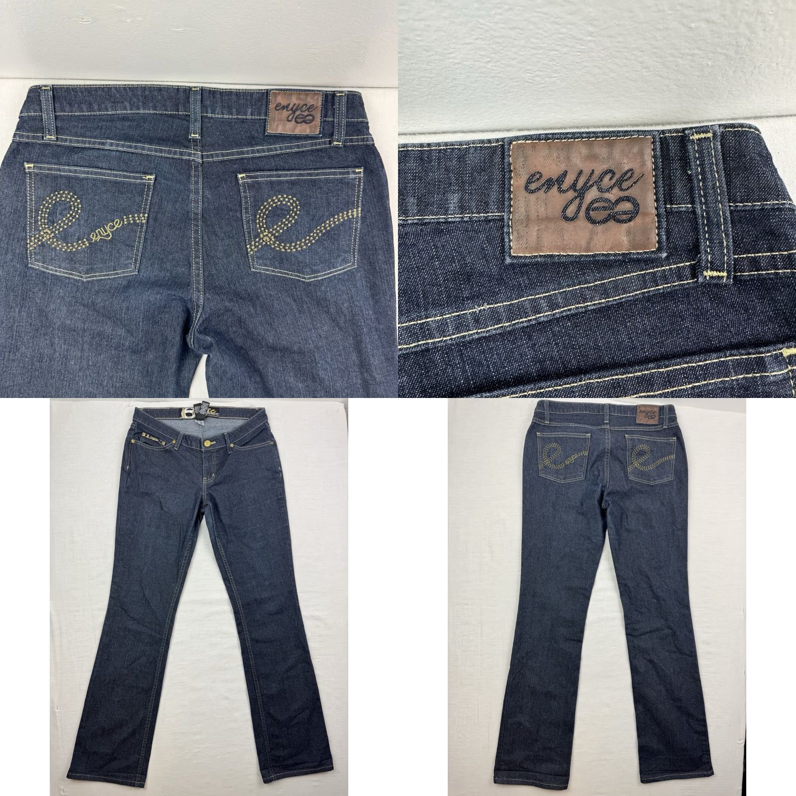 Enyce VINTAGE Enyce Jeans Womens 11 Hipster Hip Hop Punk Low Waist 2000s Classic Jeans Size 32" / US 10 / IT 46 - 10 Thumbnail