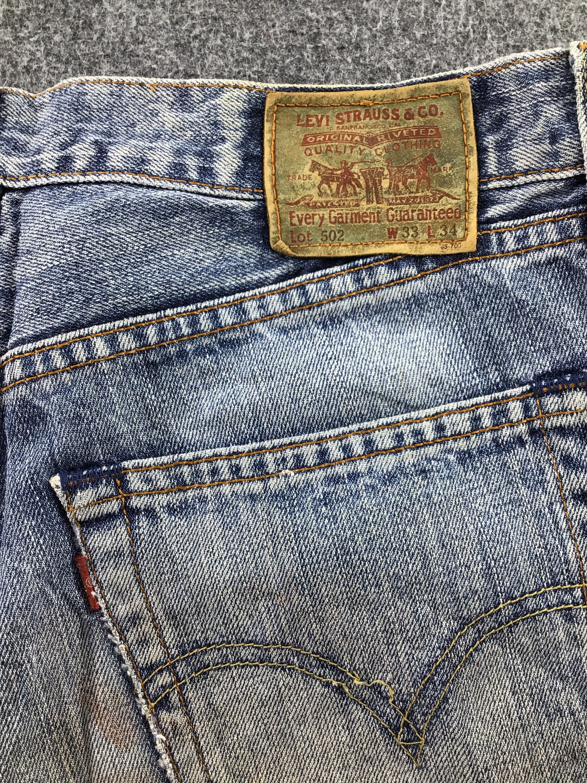 Levi's Vintage Levis 502 Painter Jeans-JM394 Size US 33 - 6 Thumbnail
