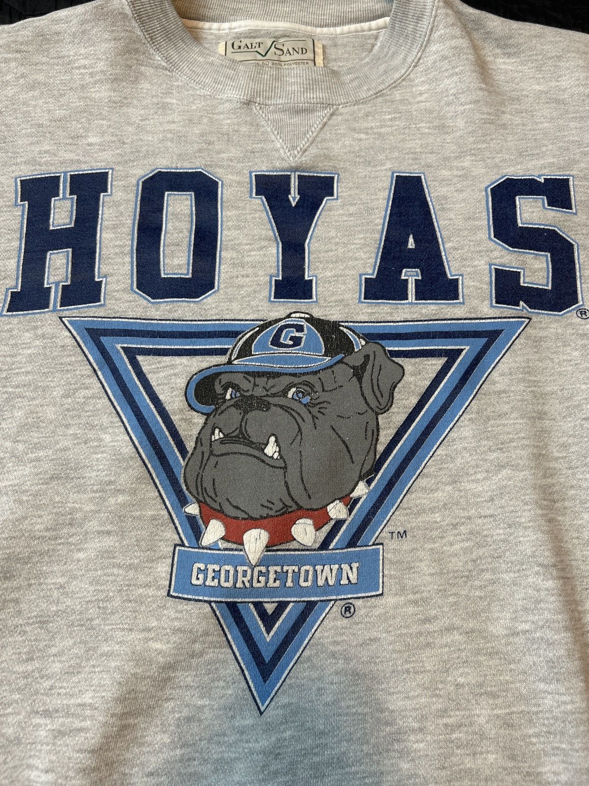 Vintage Georgetown hoyas crewneck Size US XL / EU 56 / 4 - 2 Thumbnail