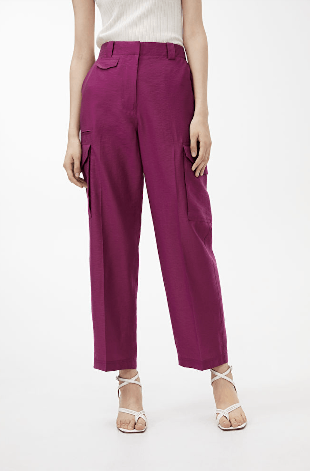 Arket Arket Fluid cargo trouser Pants Size 26" / US 2 / IT 38 - 1 Thumbnail