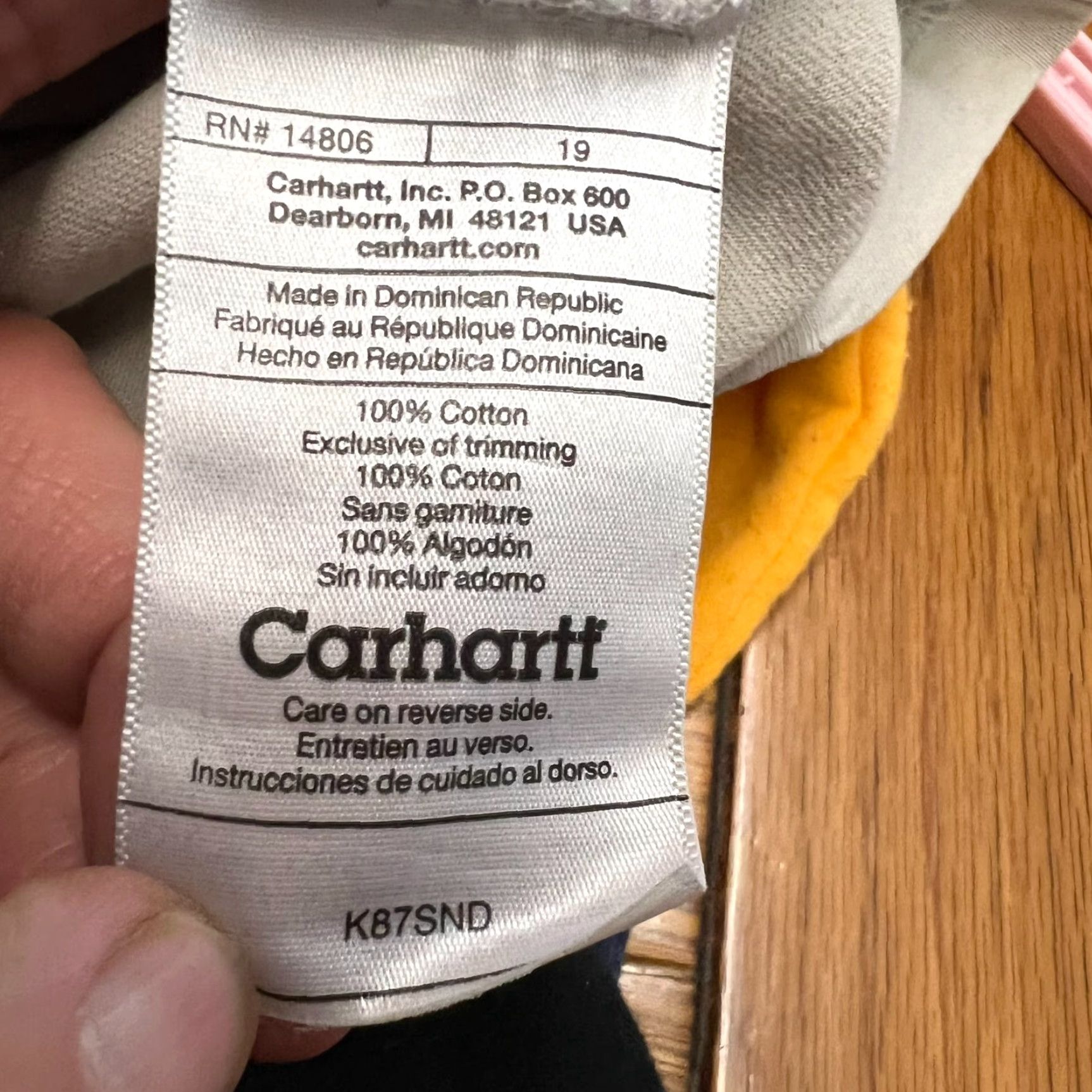 Carhartt Carhartt T Shirt Pocket Mens 2XL Gray Short Sleeve Loose Fit Distressed Size US XXL / EU 58 / 5 - 6 Thumbnail