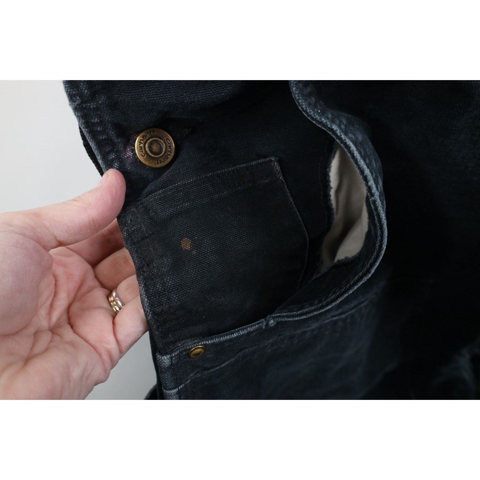 Carhartt Vintage Carhartt Distressed Canvas Double Knee Overalls Size US 40 / EU 56 - 8 Thumbnail