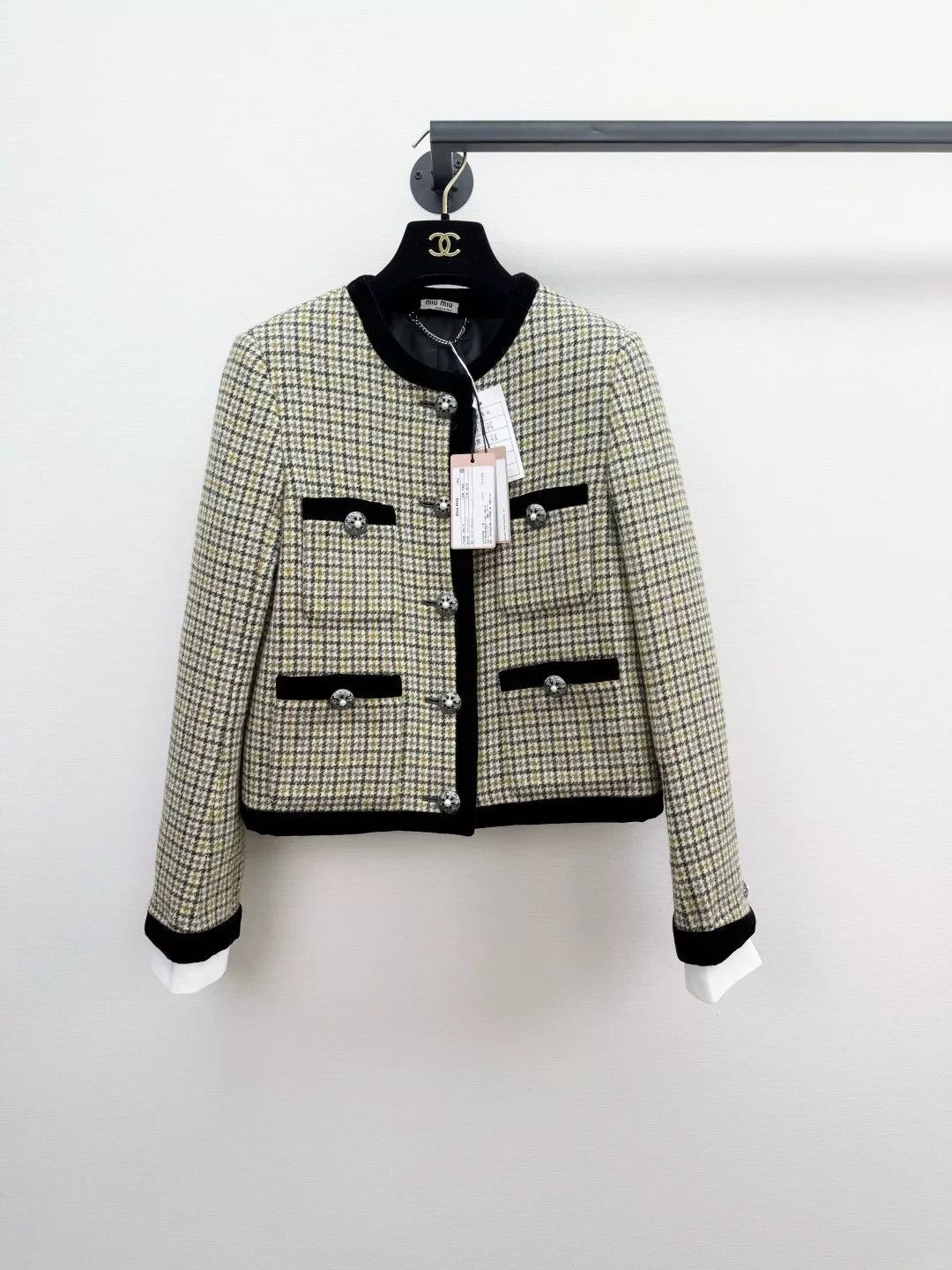 Miu Miu Miumiu New With Tag Tweed Jacket Size S / US 4 / IT 40 - 1 Thumbnail