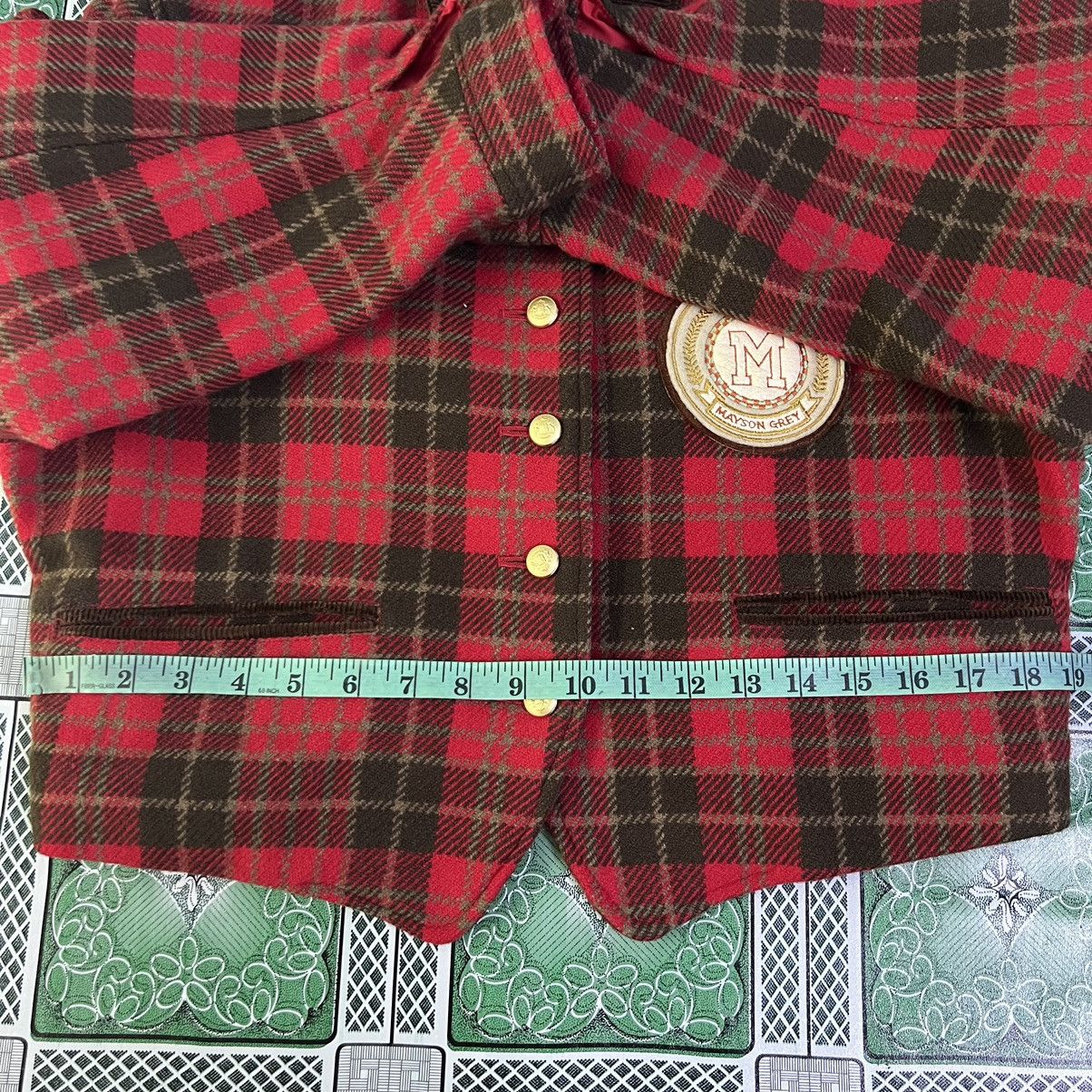 Other 🔥 BONDAGE TARTAN Nemeth inspired CROPPED JACKET Size L / US 10 / IT 46 - 9 Thumbnail