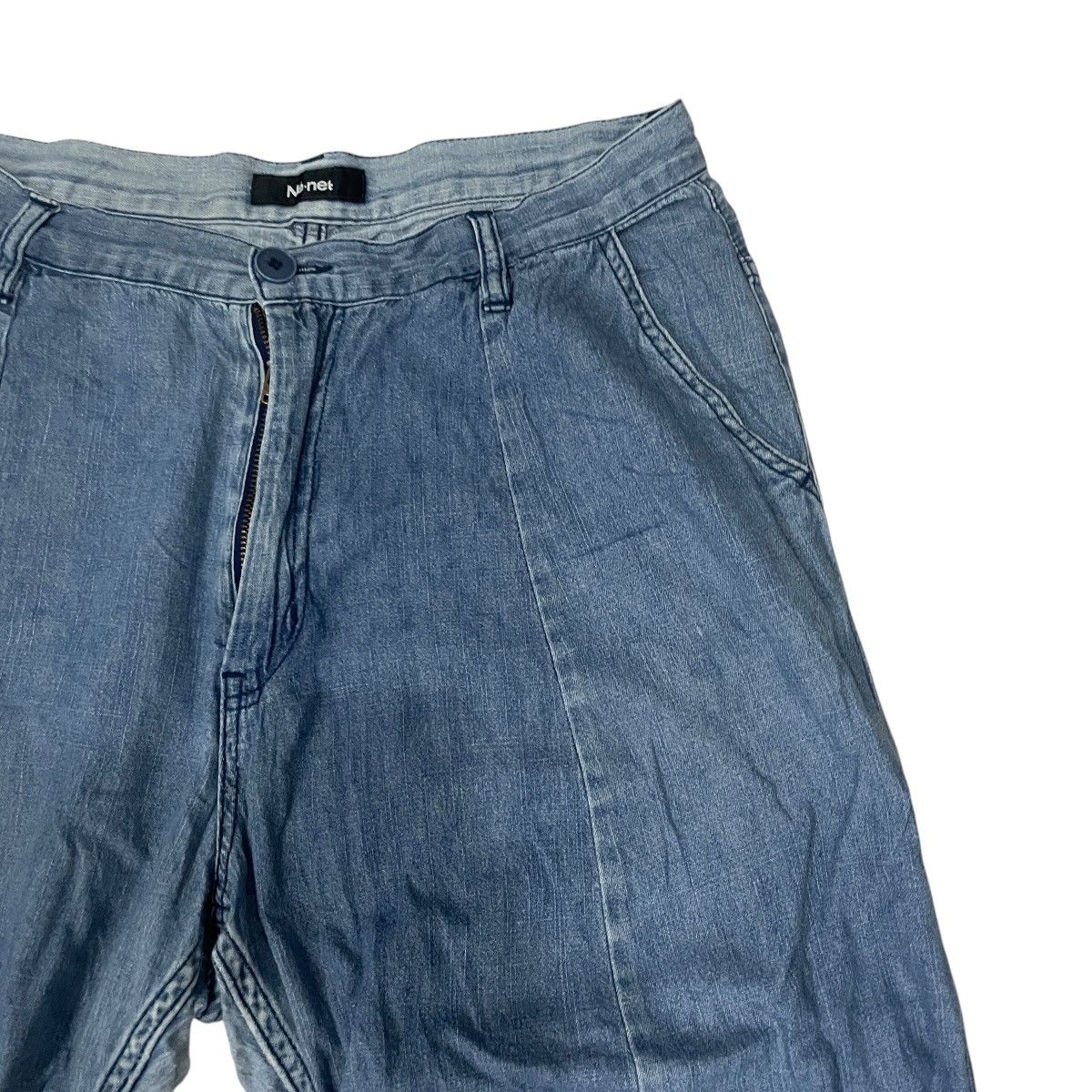 Issey Miyake Vintage Ne-net By Issey Miyake Short Denim Size US 31 - 4 Thumbnail