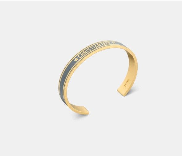 o1w1db11224 Size: OS / Code Bangle in Gold & Blue