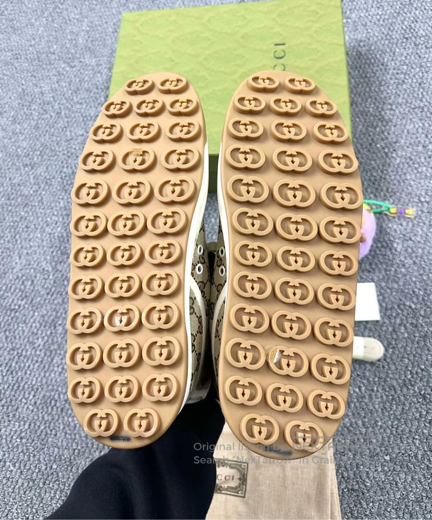 Gucci Guicci Brown Monogrammed Thick Sole High-Top Sports Shoes| Size US 9 / EU 42 - 4 Thumbnail