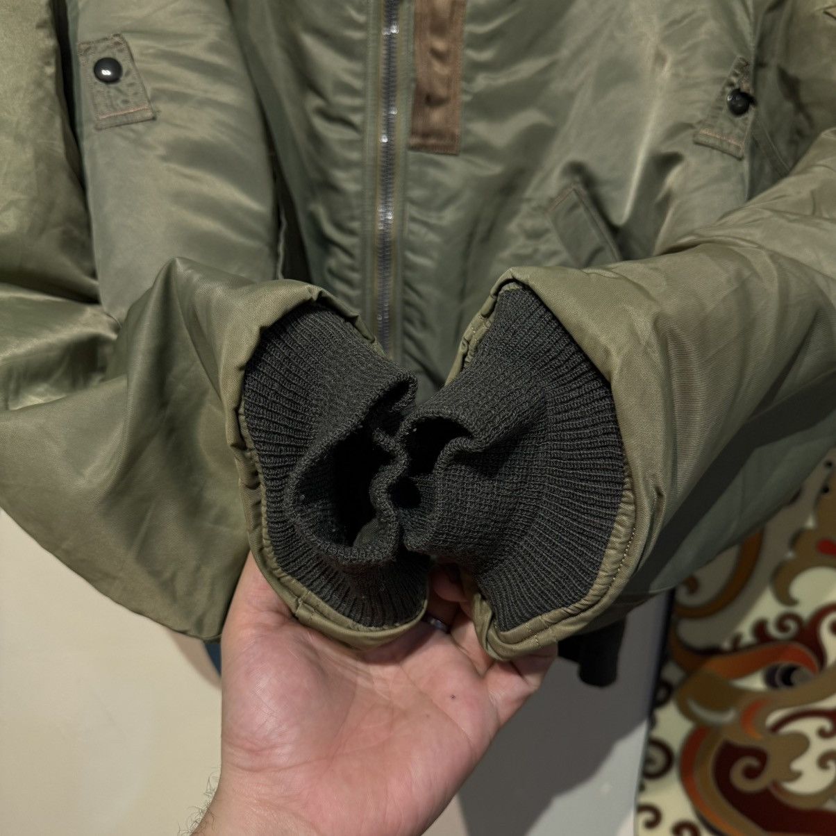 Buzz Rickson's Buzz Rickson’s MA-1 Flight Jacket Lion Uniform Inc- CrownZip Size US XXL / EU 58 / 5 - 3 Thumbnail
