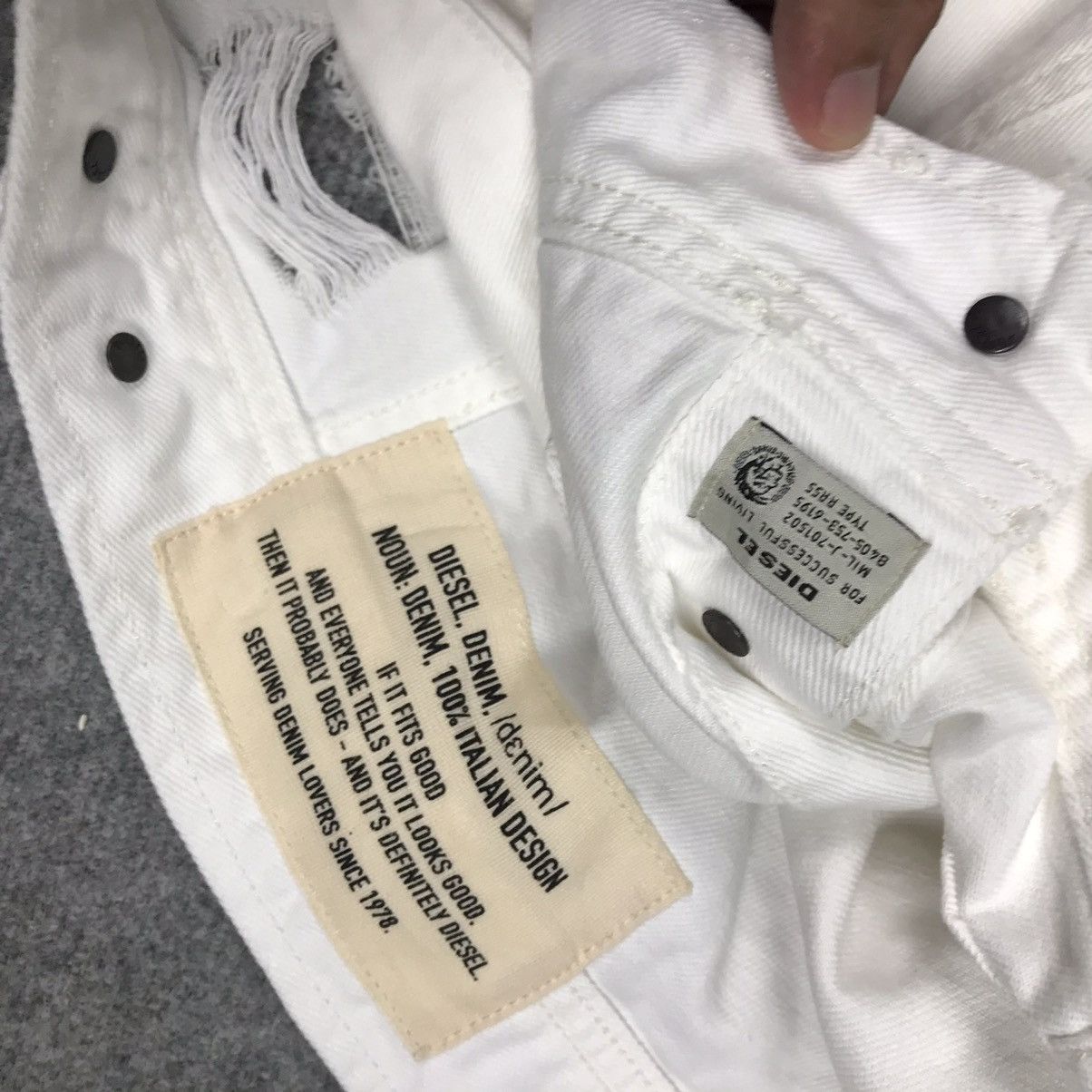 Diesel DIESEL FOR SUCCESSFULLY LIVING DISTRESSED STYLE JACKET Size US L / EU 52-54 / 3 - 17 Thumbnail