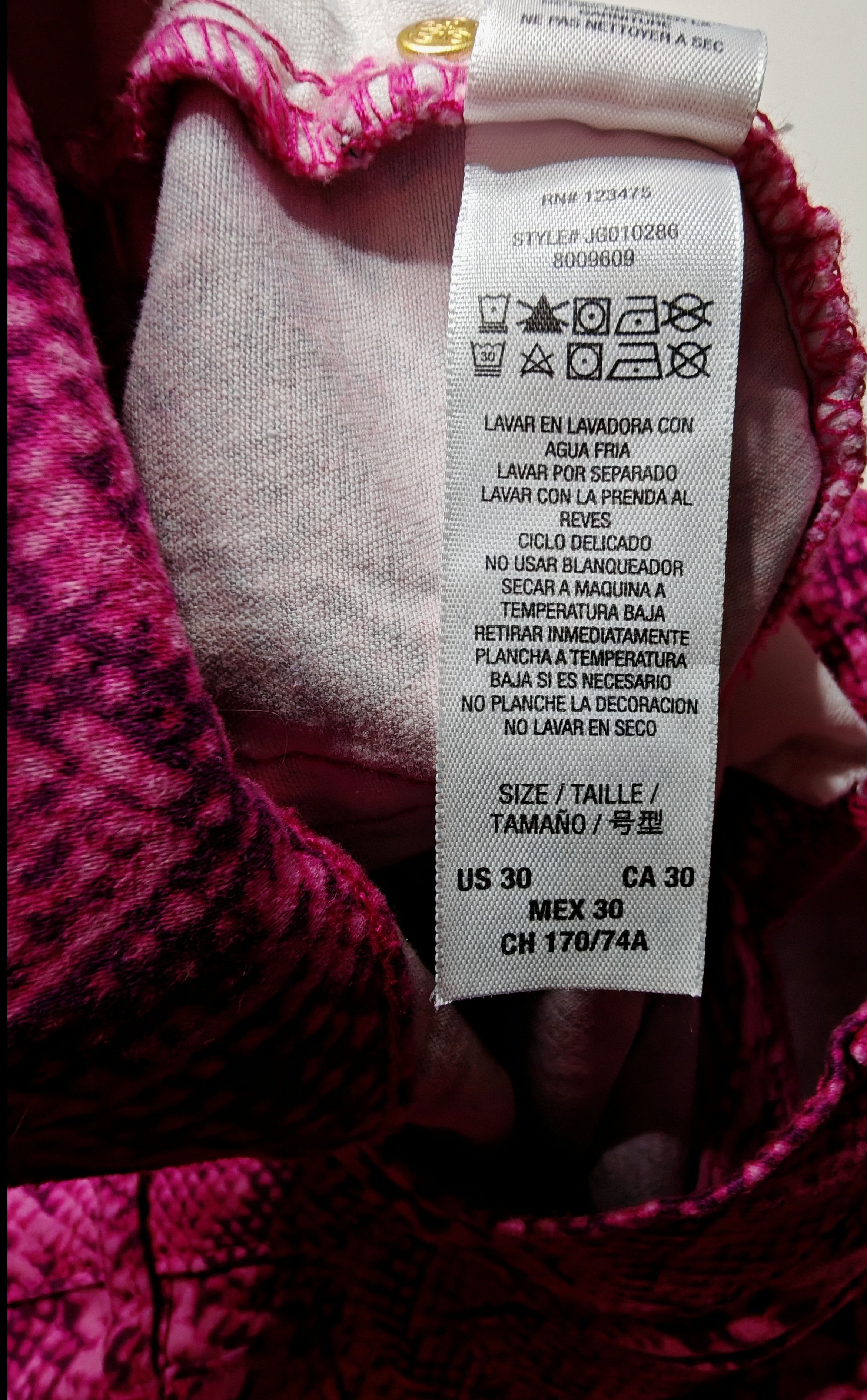 Juicy Couture Juicy Couture Pants Jeans sz 30 Y2K Phyton Print Size 30" / US 8 / IT 44 - 5 Thumbnail