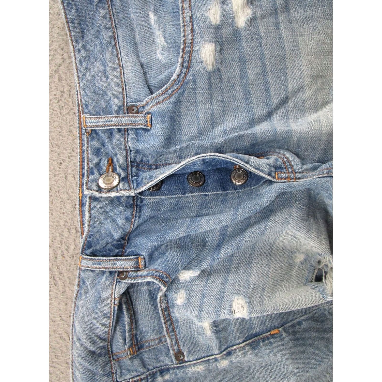 American Eagle Outfitters American Eagle Denim Shorts Button Fly Tomgirl Distressed Size 10 Festival Casual Size 32" / US 10 / IT 46 - 5 Thumbnail