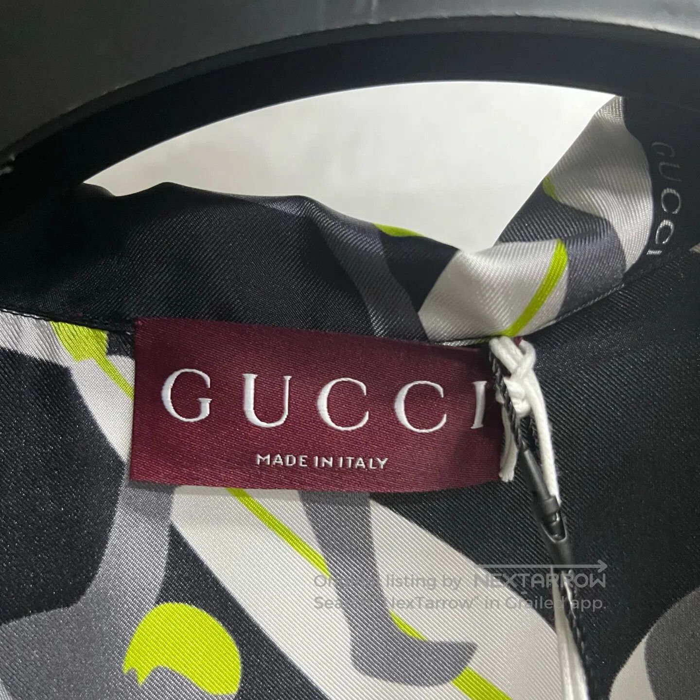 Gucci Guicci Black printed short-sleeved shirt| Size US M / EU 48-50 / 2 - 2 Thumbnail