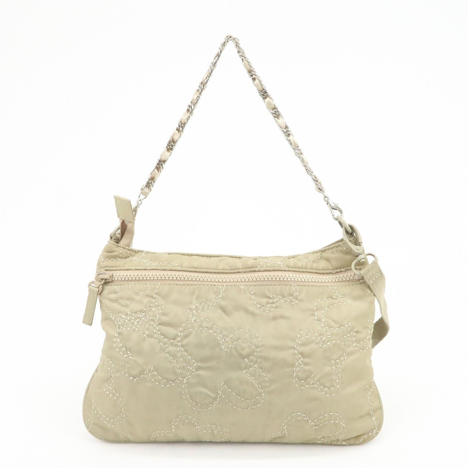 ANTEPRIMA Anteprima Quilted Nylon Shoulder Bag Beige Size ONE SIZE - 2 Thumbnail