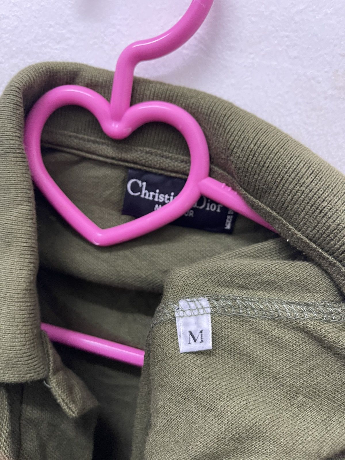 Christian Dior Monsieur Rare Vintage CHRISTIAN DIOR Monsieur Olive Polo Size US M / EU 48-50 / 2 - 5 Thumbnail