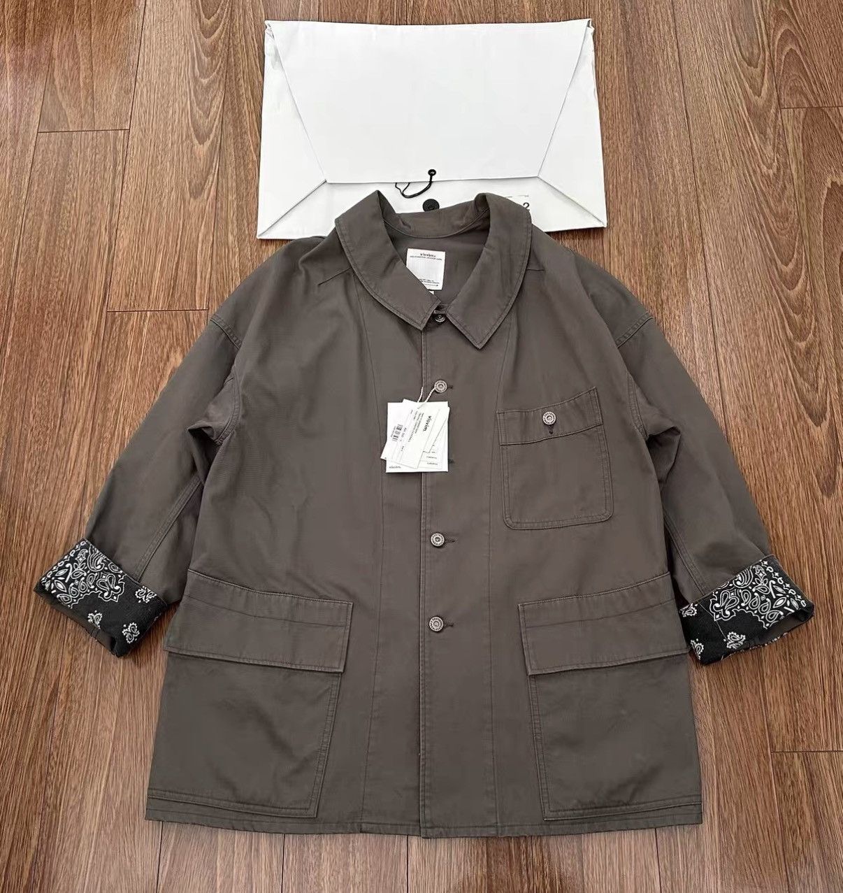 Visvim VISVIM 20AW TRAVAIL CONOID COVERALL bandana vintage fabric Size US M / EU 48-50 / 2 - 3 Thumbnail
