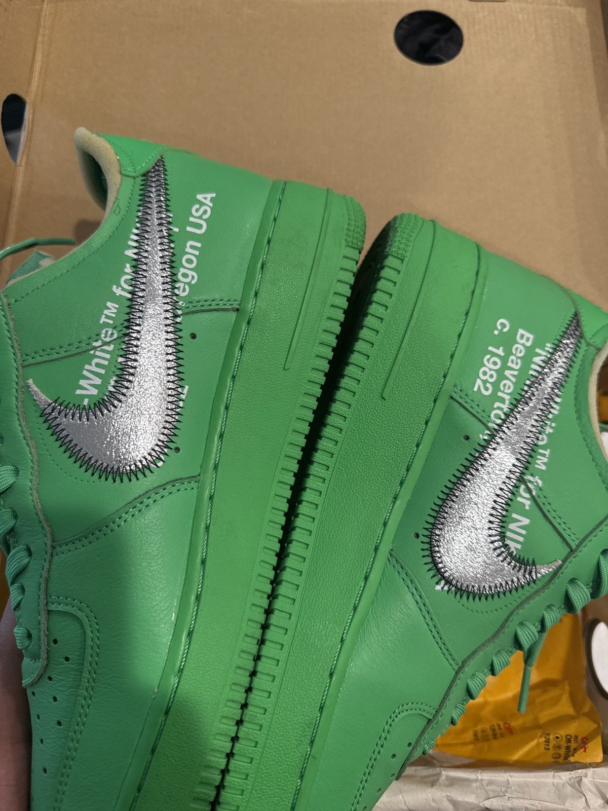Nike × Off-White NIKE AF1 x OFFWHITE BROOKLYN SZ 9 Size US 9 / EU 42 - 6 Thumbnail