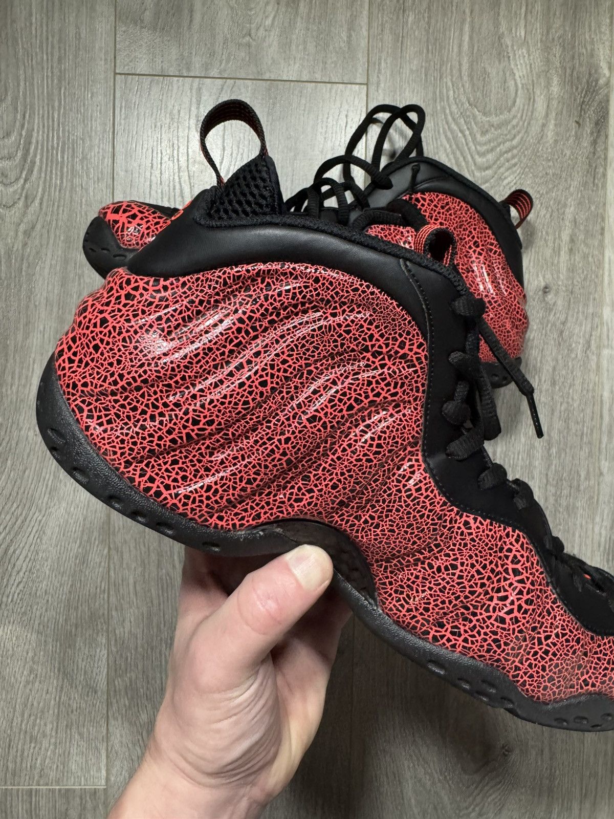 Nike Nike Air Foamposite One Cracked Lava Mens Shoes Sneakers Size US 10.5 / EU 43-44 - 8 Thumbnail