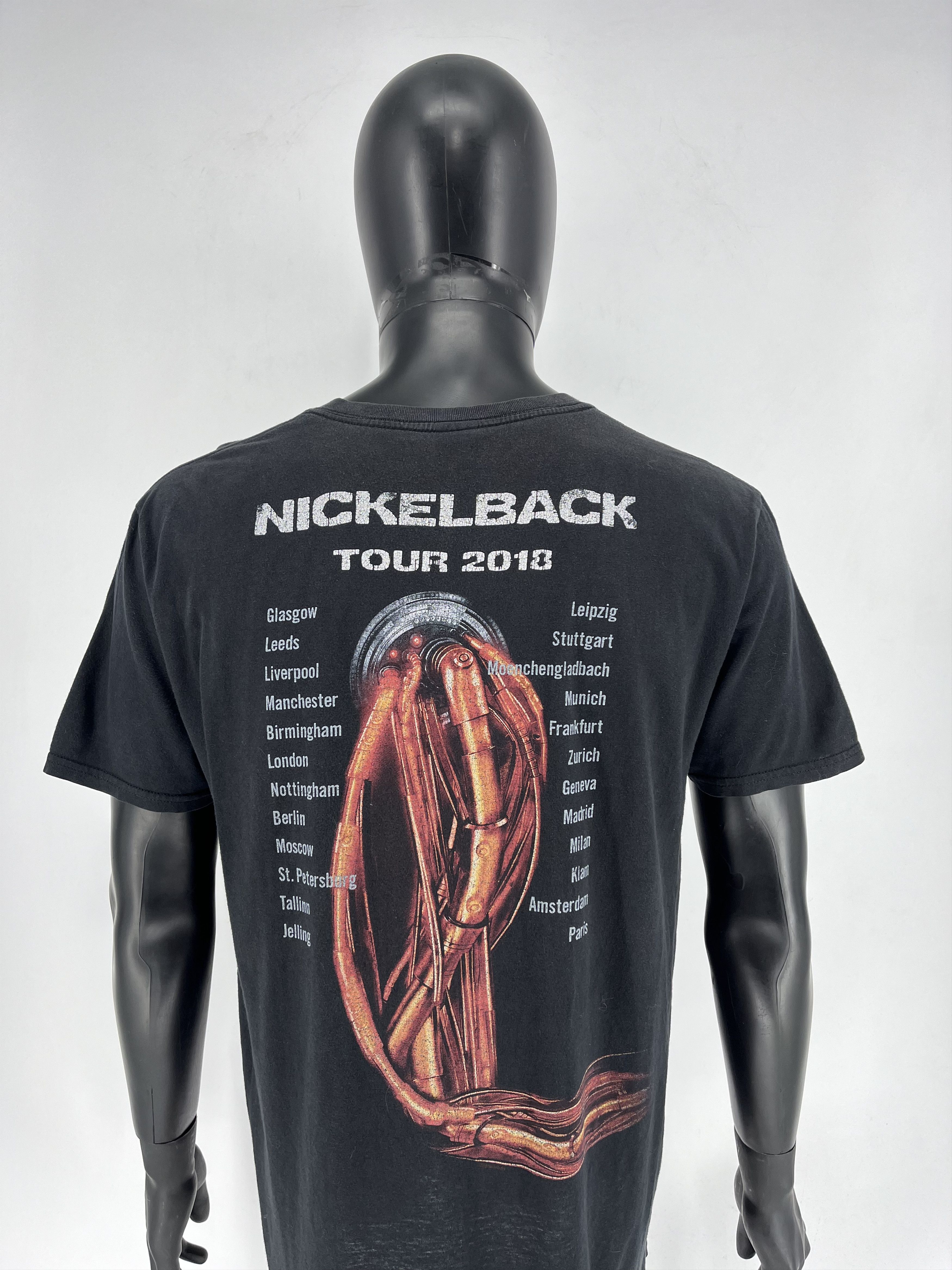 Band Tees × Vintage Nickelback Feed The Machine Tour T-Shirt 2018 Size L Size US L / EU 52-54 / 3 - 13 Thumbnail