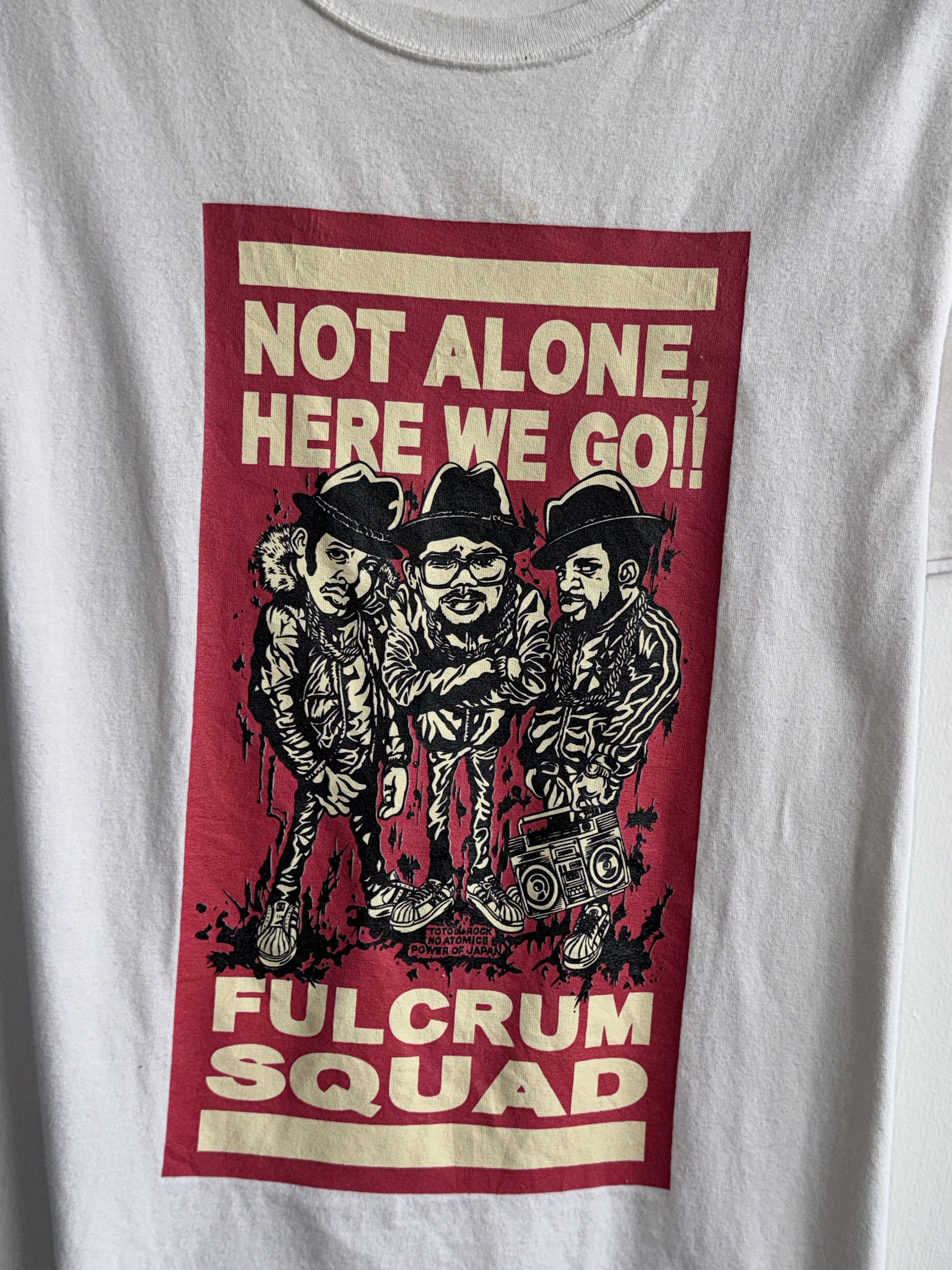 RUN DMC Run DMC. "FULCRUM SQUAD" Band Vintage T-Shirt Size US M / EU 48-50 / 2 - 2 Thumbnail