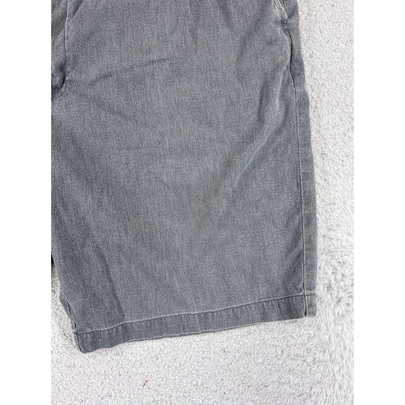 Tommy Bahama Tommy Bahama Shorts Men 40 Gray Silk Cotton Blend Herringbone Vacation Resort Size US 40 / EU 56 - 2 Thumbnail