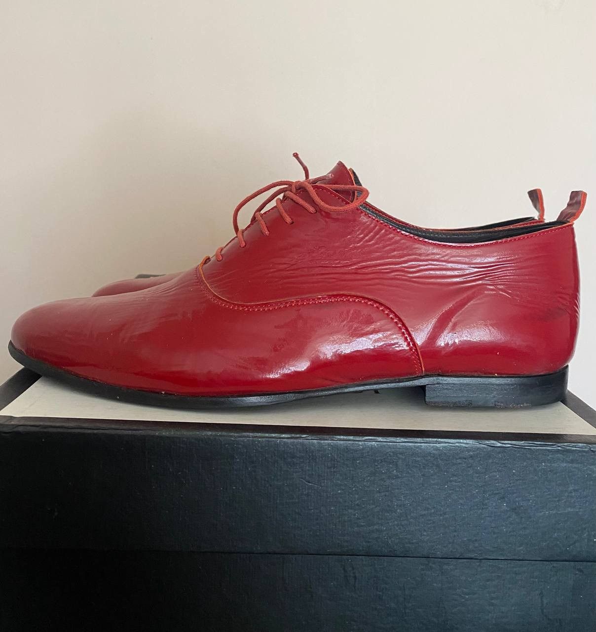Heschung Heschung Patent Leather Cherry Red Size US 6 / EU 39 - 11 Thumbnail