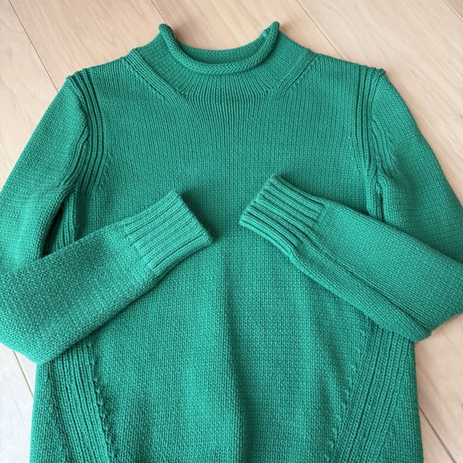 J.Crew J Crew Rollneck Sweater Women's XS Green Oarsman Minimalist Size XS / US 0-2 / IT 36-38 - 4 Thumbnail