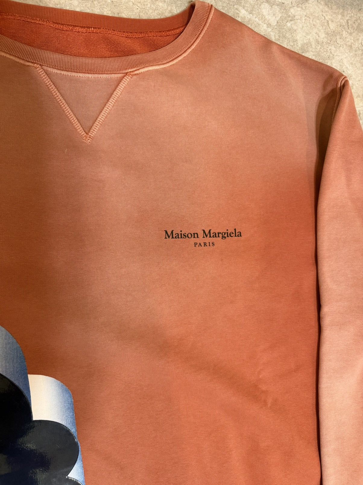 Maison Margiela Maison Margiela Logo-Print Oversized Sweatshirt Size US S / EU 44-46 / 1 - 3 Thumbnail