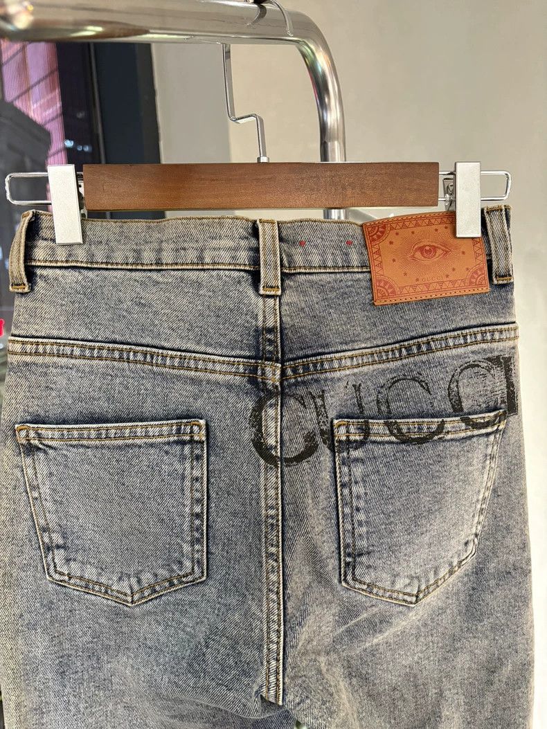 Gucci Gucci Size 23 Gray jeans size 23 2502-Nextarrow Size US 26 / EU 42 - 3 Thumbnail