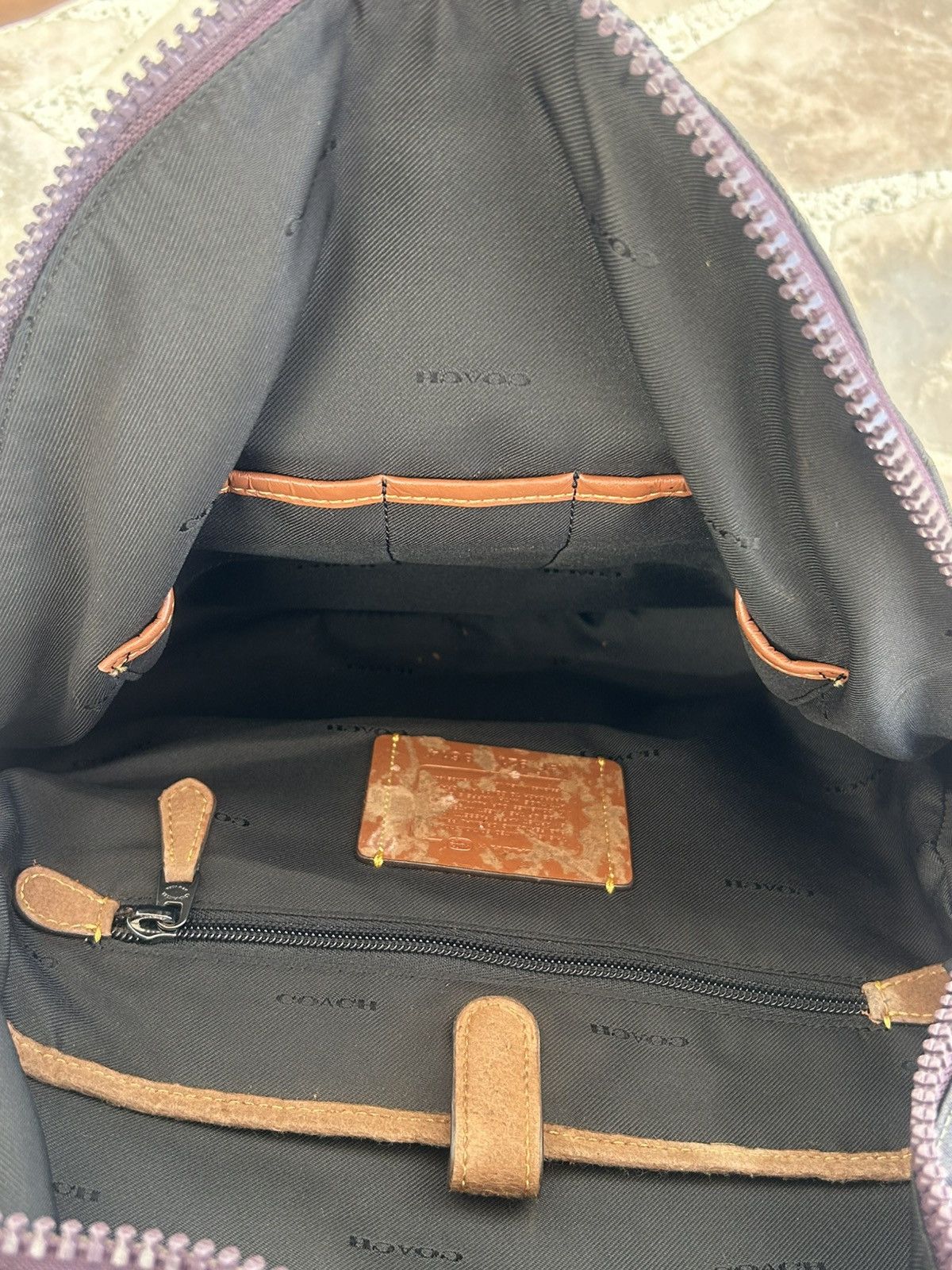 Coach A/W 19 Coach X Kaffe Fassett Leather Bagpack Size ONE SIZE - 12 Thumbnail