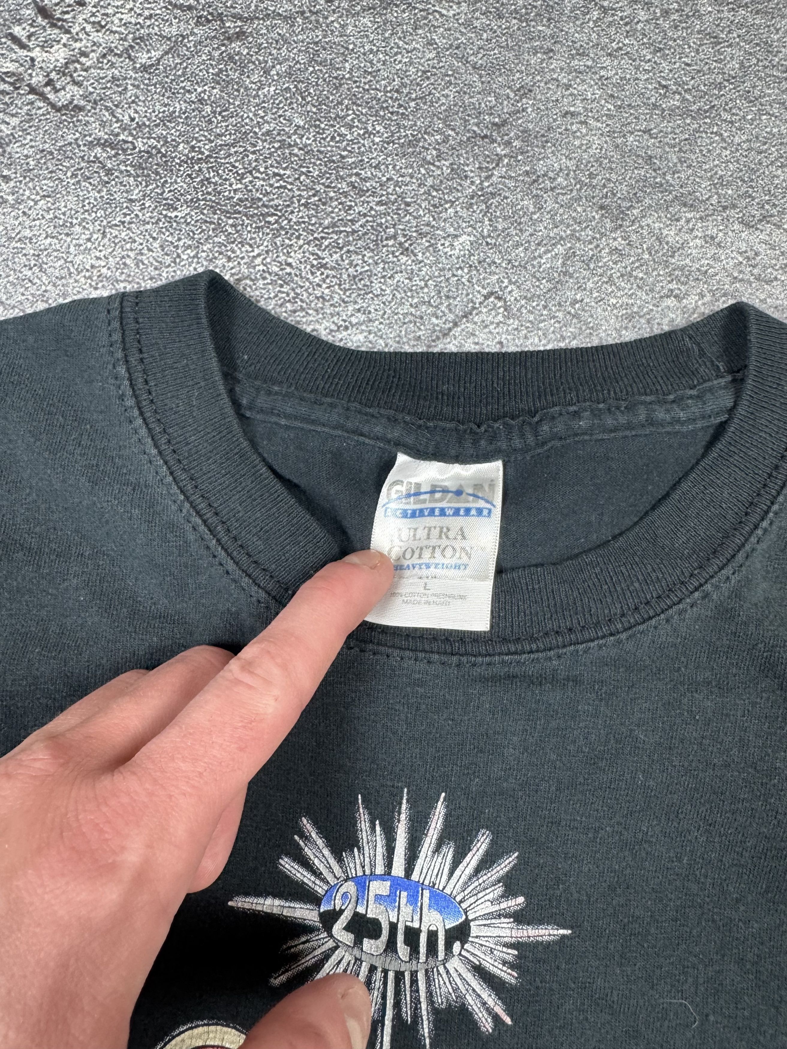 If Six Was Nine Reno Toy Run Goth Racing Long Sleeve Shirt Size L Gildan Size US L / EU 52-54 / 3 - 6 Thumbnail