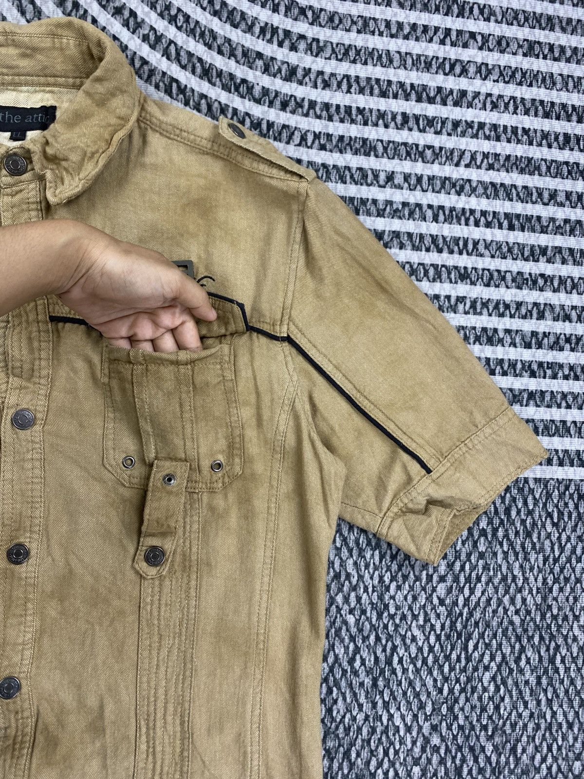 In The Attic Vintage In The Attic Double Pocket Button Up Shirt Size US XL / EU 56 / 4 - 7 Thumbnail