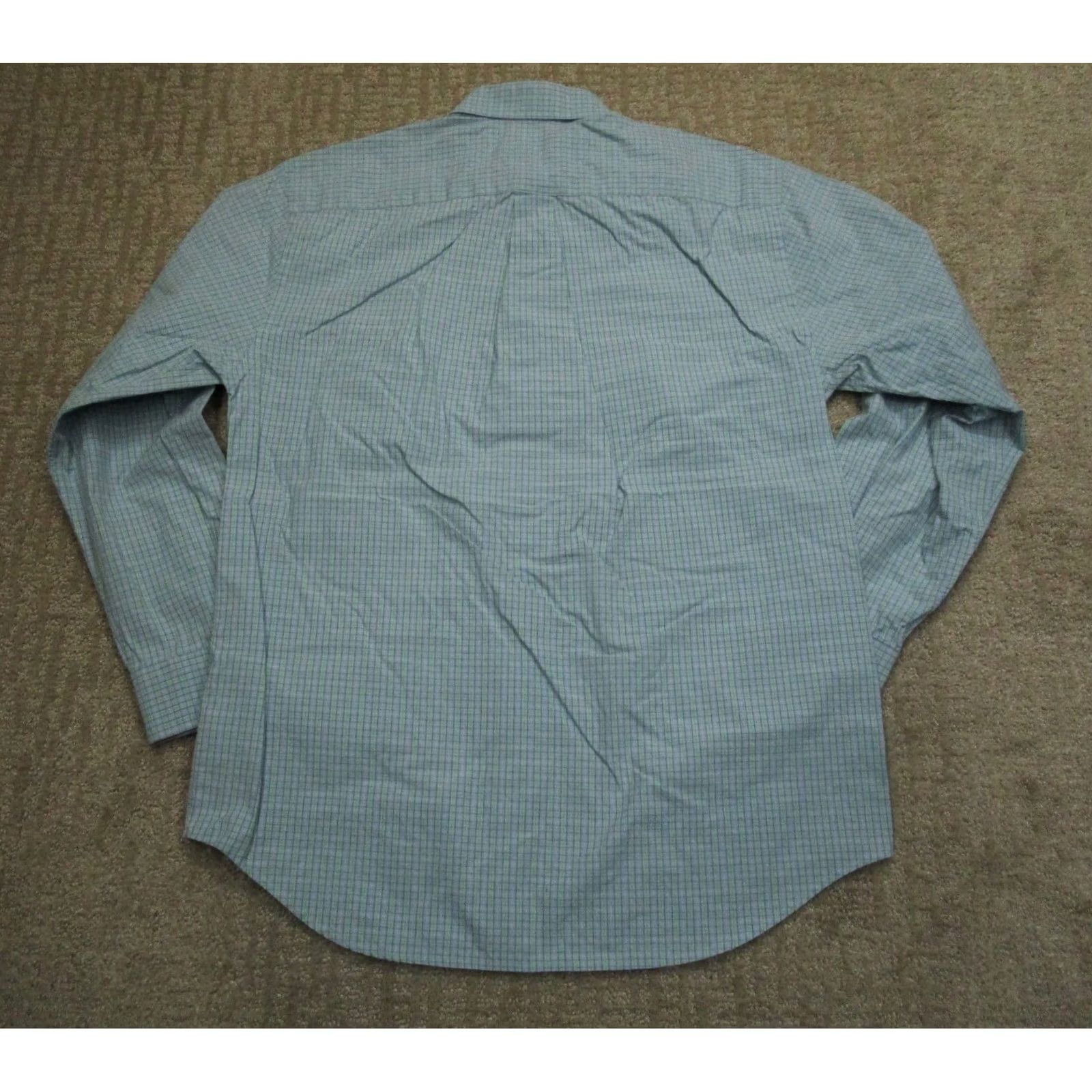 Vineyard Vines Vineyard Vines Shirt Men Medium Blue Aqua Plaid Tucker Long Sleeve Button Down Size US M / EU 48-50 / 2 - 4 Thumbnail