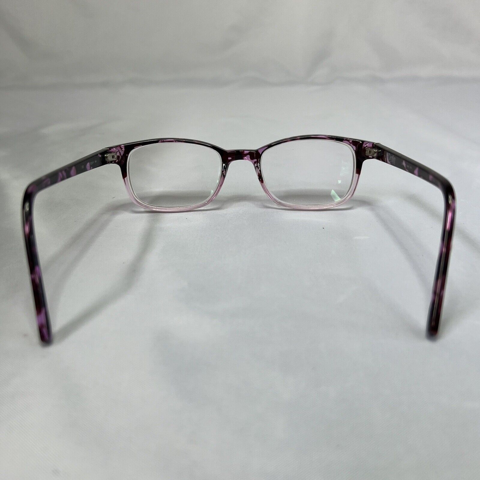Other Dereon DOV520 664 Eyeglass Frames Brown Pink Tortoise Square Size ONE SIZE - 6 Thumbnail