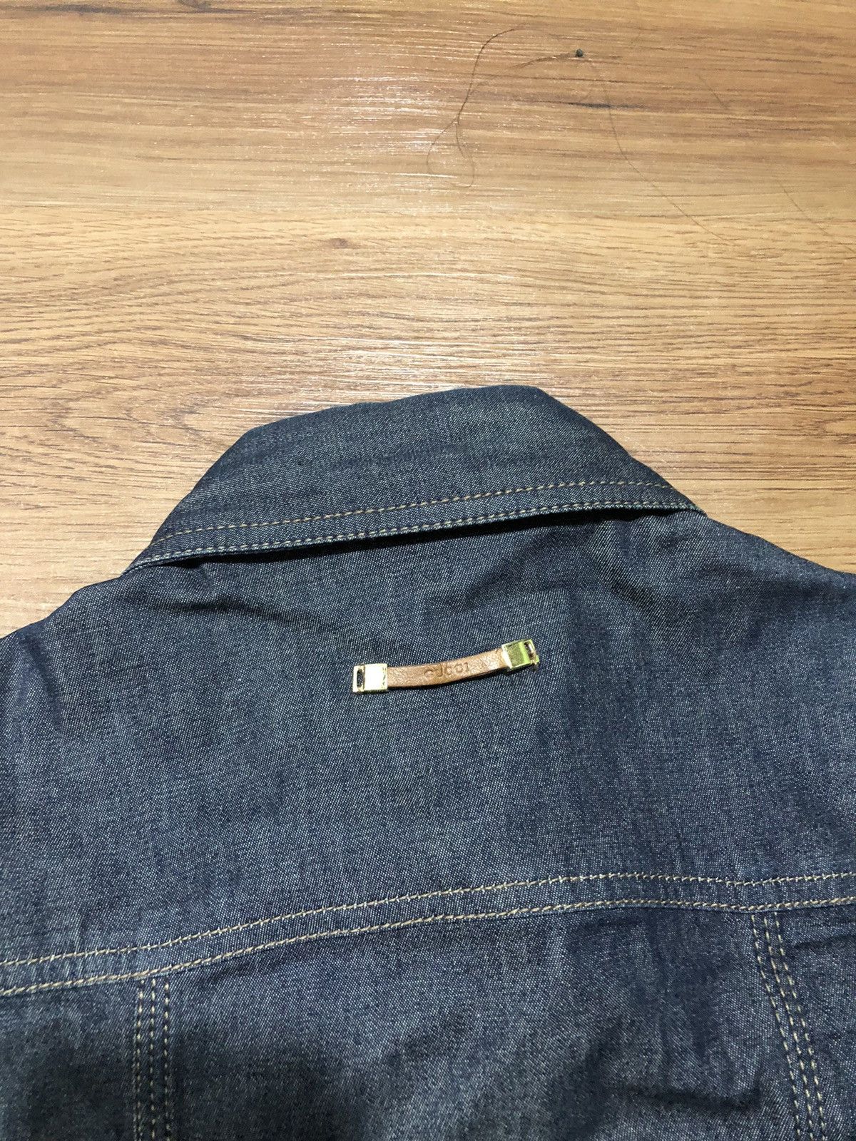 Gucci × Vintage Vintage Gucci Denim Shirt By Zamasport Size S / US 4 / IT 40 - 3 Thumbnail